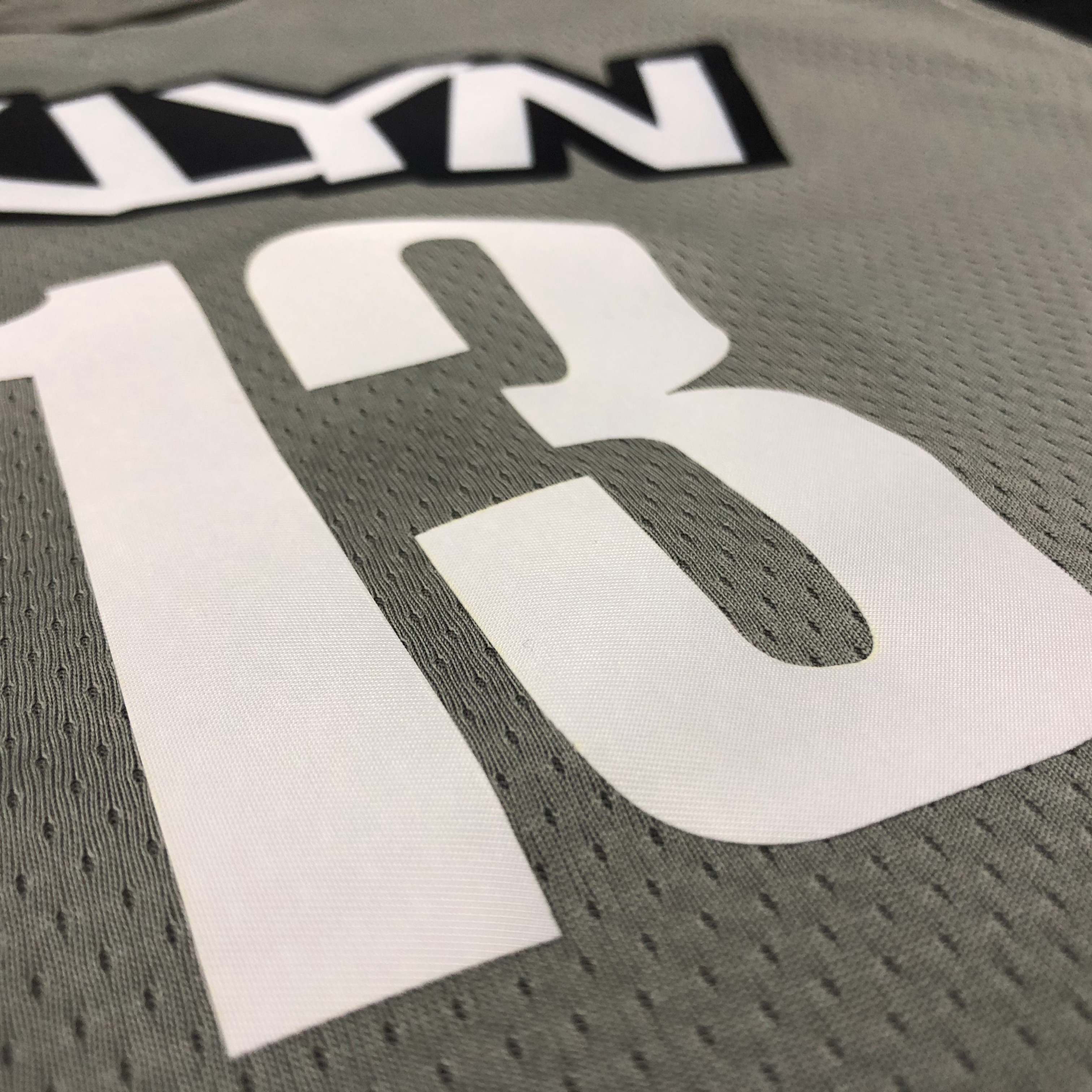 NBA Men New Brooklyn Nets Grey City #13 HARDEN Jersey High Quality Name and Number Print - leoleo123123