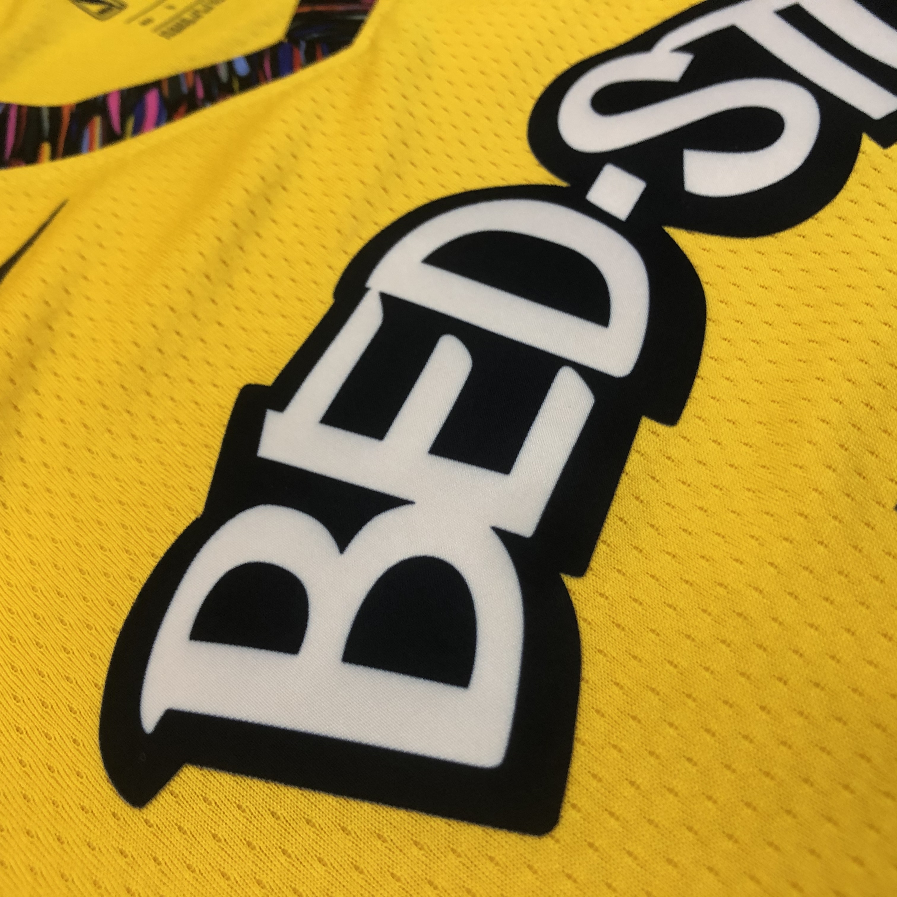 NBA Men Brooklyn Nets Yellow #7 DURANT Jersey High Quality Name and Number Print - leoleo123123