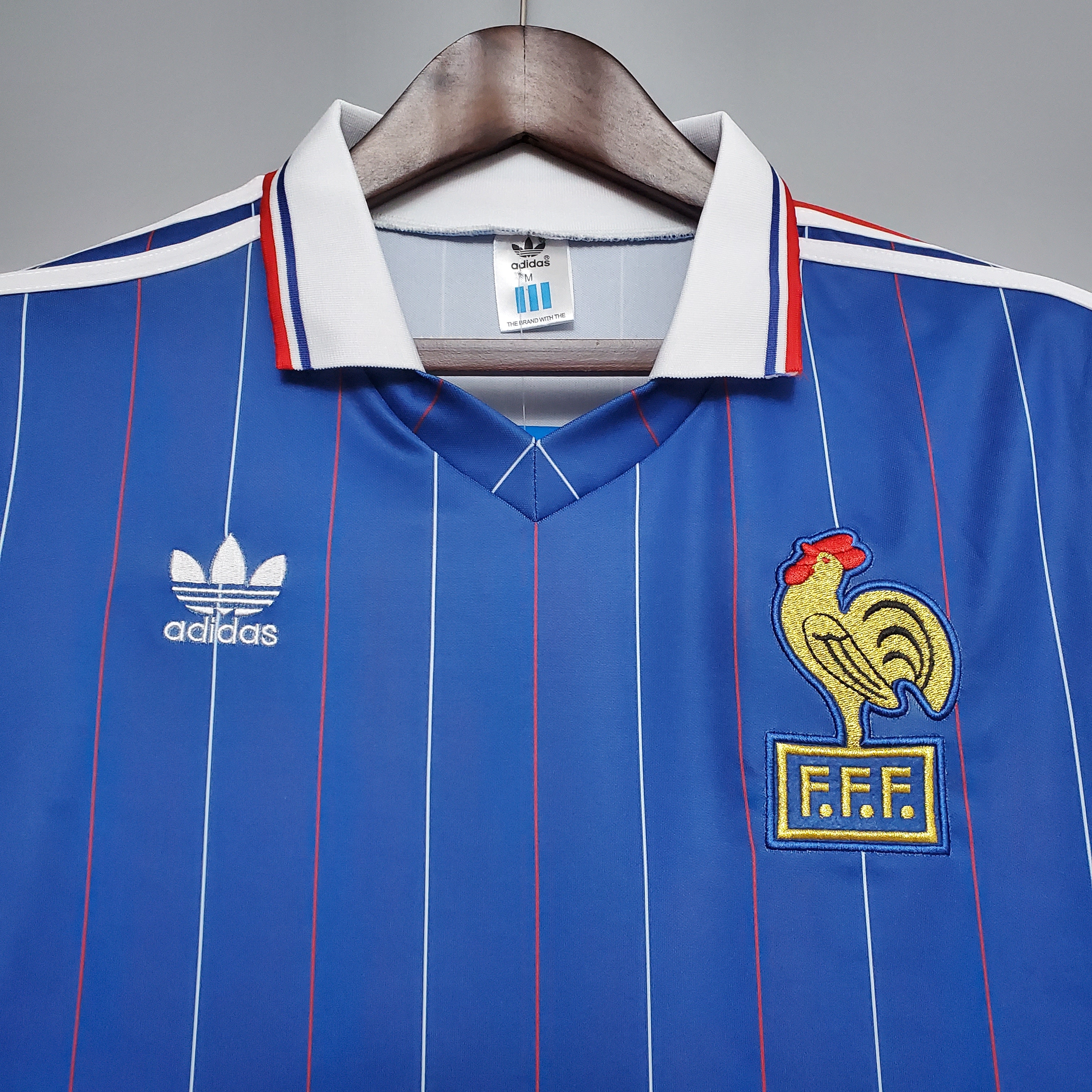 1982 France Home Retro Jersye - leoleo123123