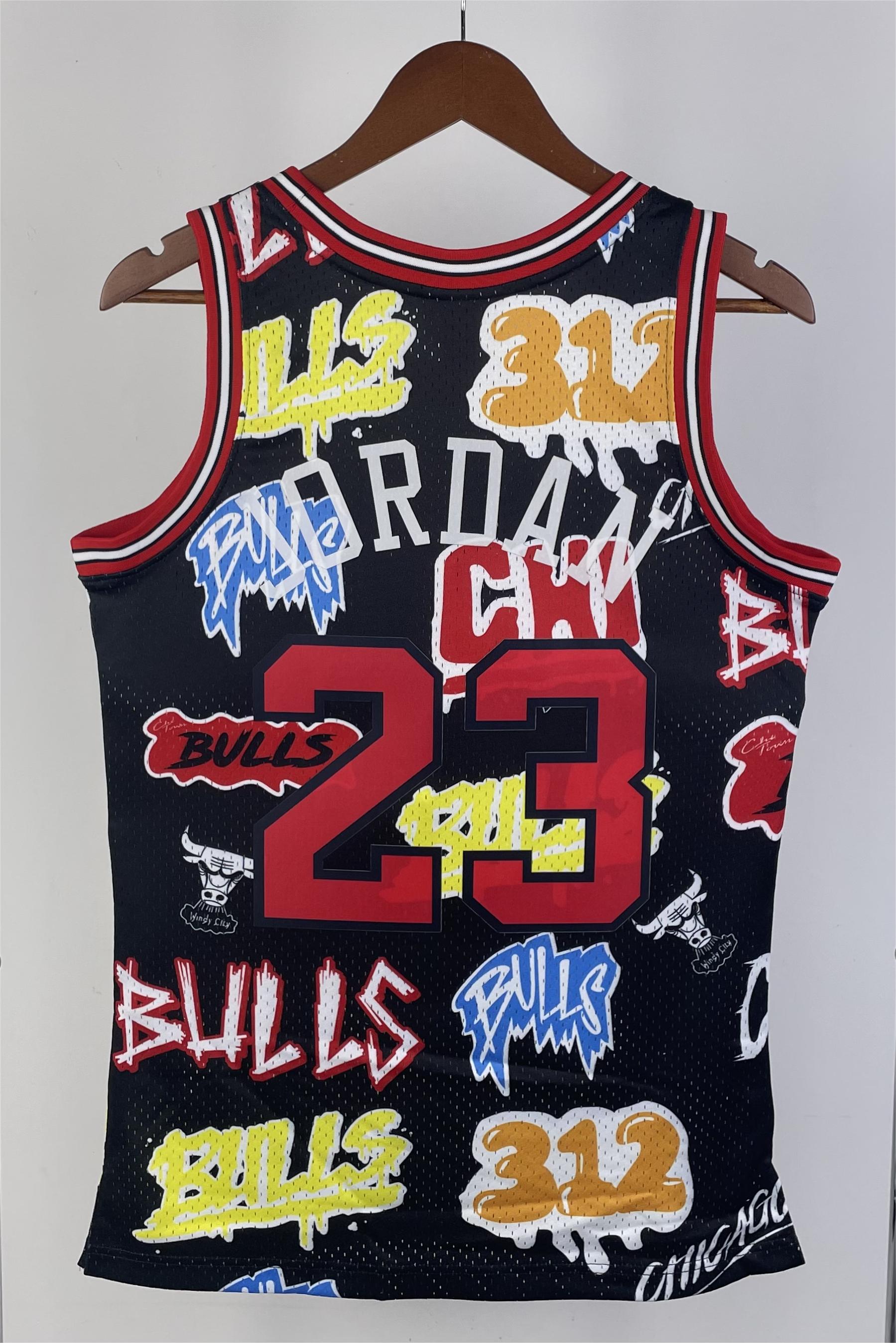 NBA 97/98 Chicago Bulls #23 JORDAN Swingman Jersey - leoleo123123