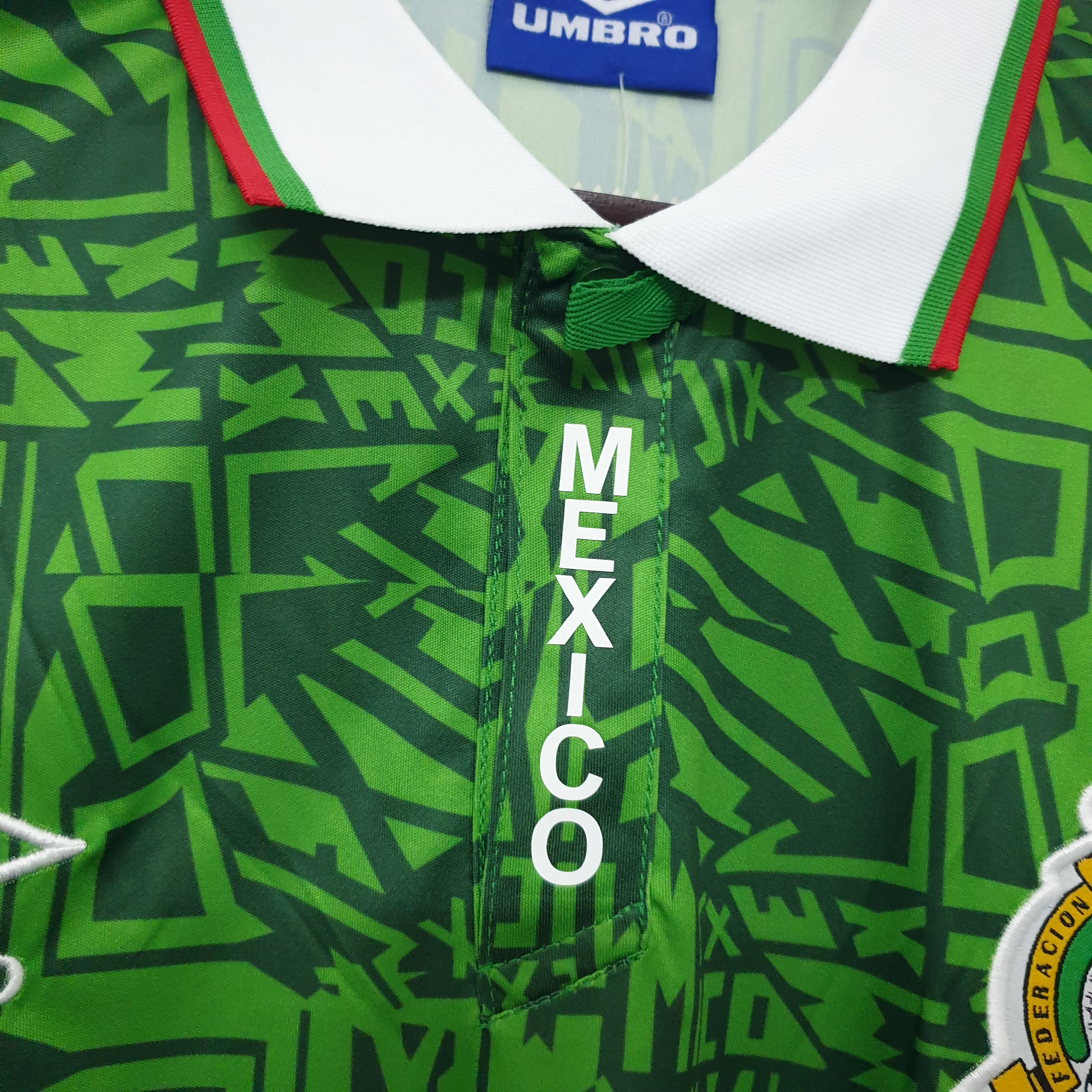 1994 Mexico Home Retro Jersey Fans Version - leoleo123123