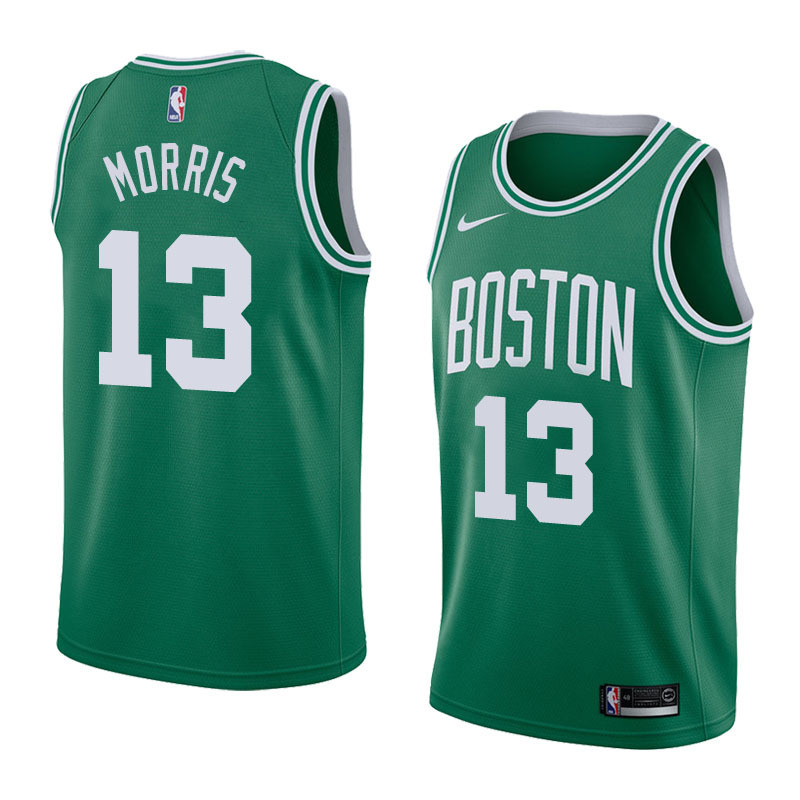 NBA Boston Celtics Green with White Name #13 MORRIS Jersey High Quality Name and Number Print - leoleo123123