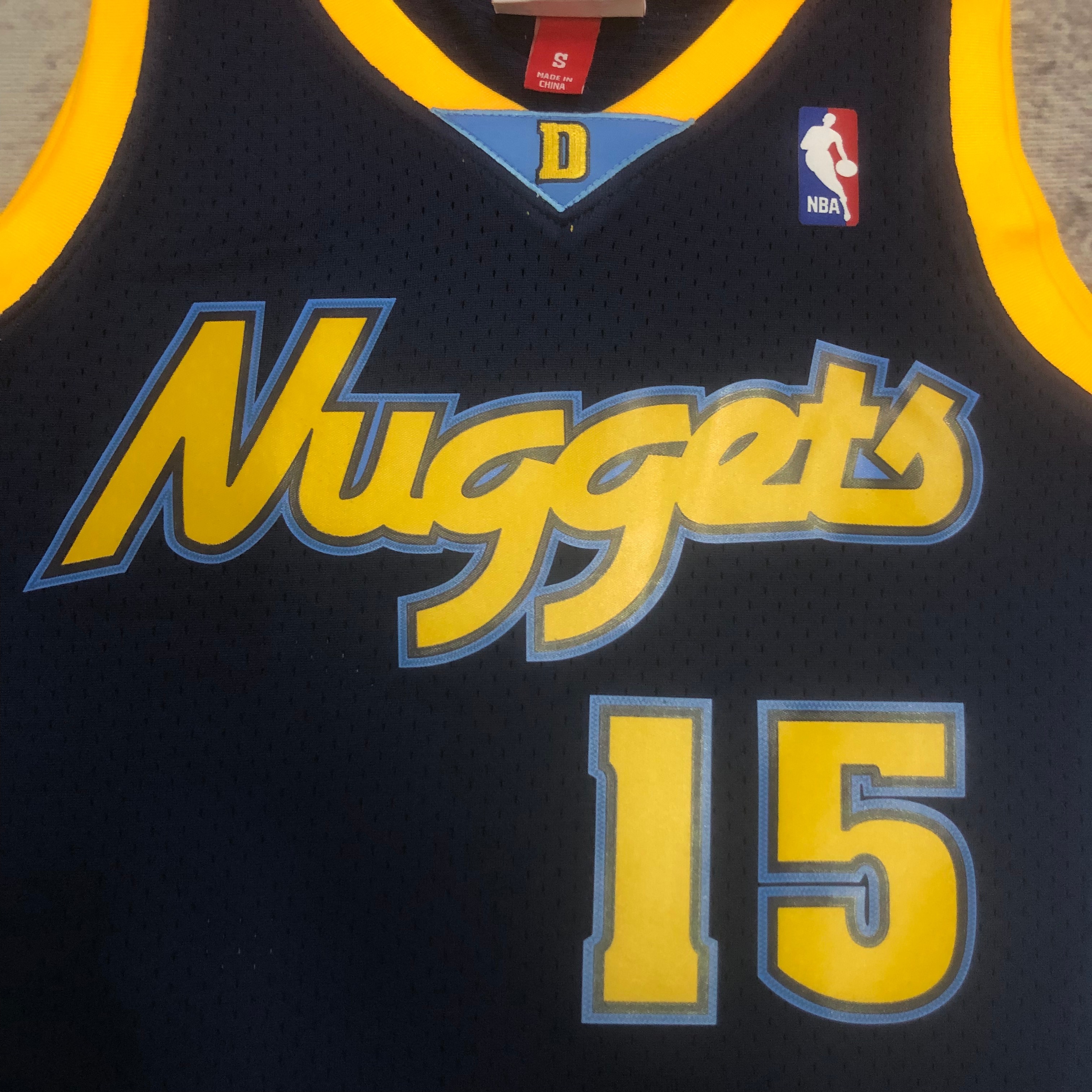 NBA Men Season 06-07 Denver Nuggets Dark Blue #15 ANTHONY Jersey High Quality Name and Number Print - leoleo123123