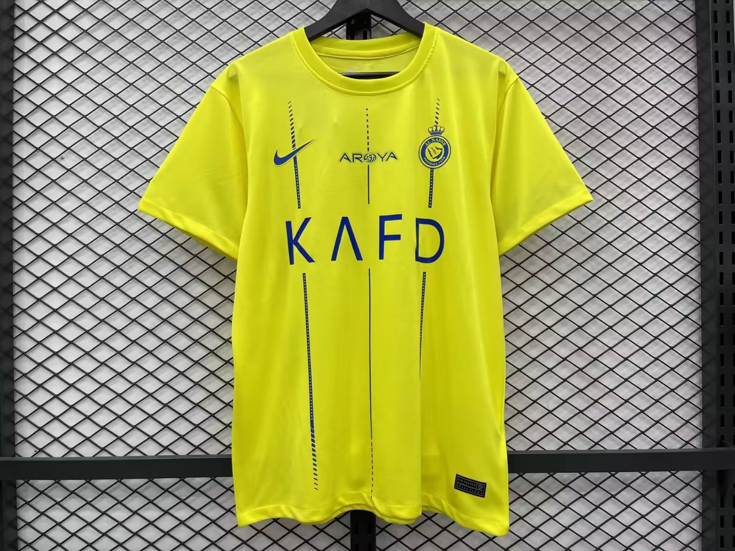 23/24 Al Nassr Home Soccer Jersey Final Version 1:1 Quality - leoleo123123