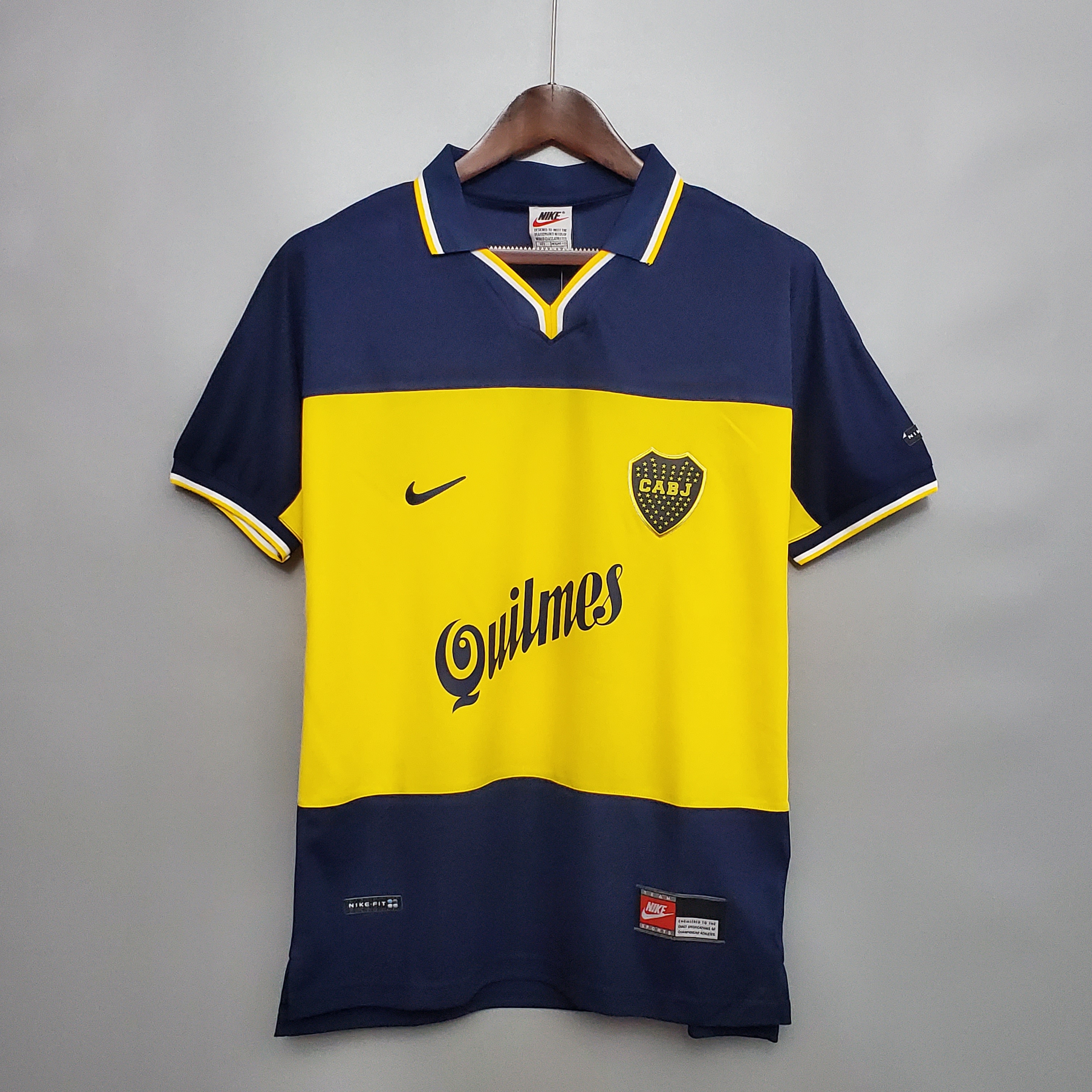 1999 Boca Home Retro Soccer Jersey Thai Quality - leoleo123123