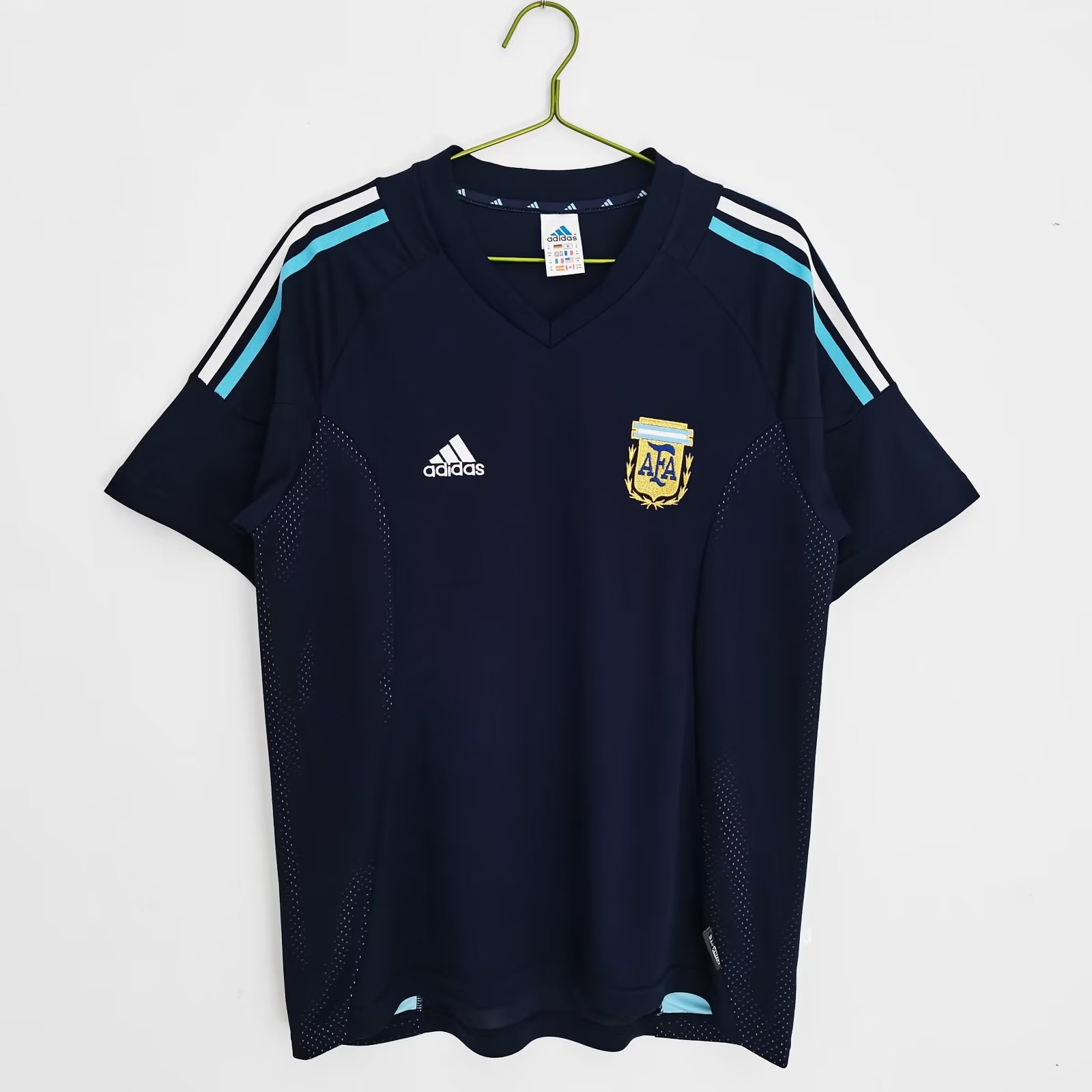 2002 Argentina Away Retro Jersey Fans Version - leoleo123123