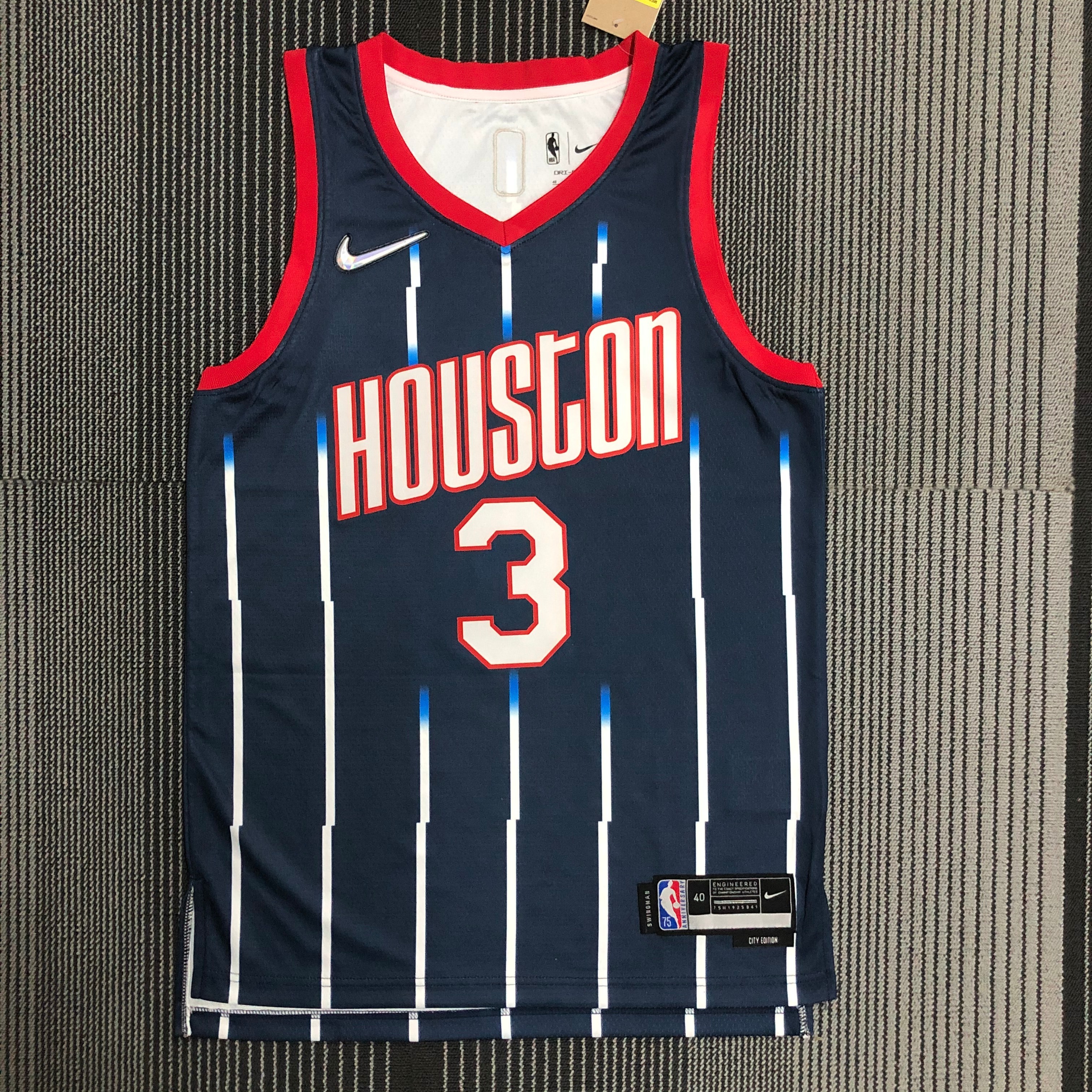 NBA Men Season 2022 Houston Rockets Blue #3 PORTER JR. Jersey High Quality Name and Number Print - leoleo123123