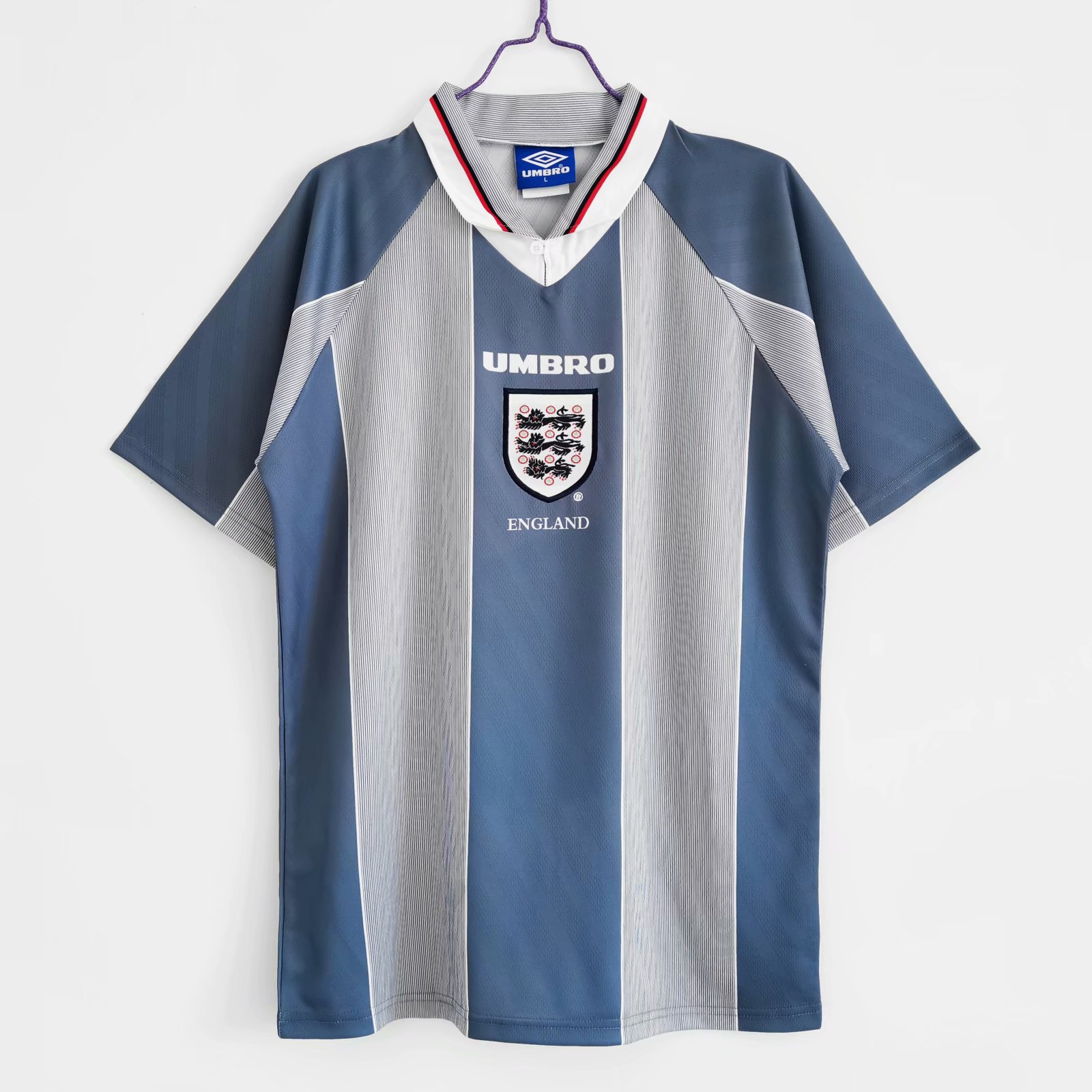 1996 England Away Retro Jersey - leoleo123123