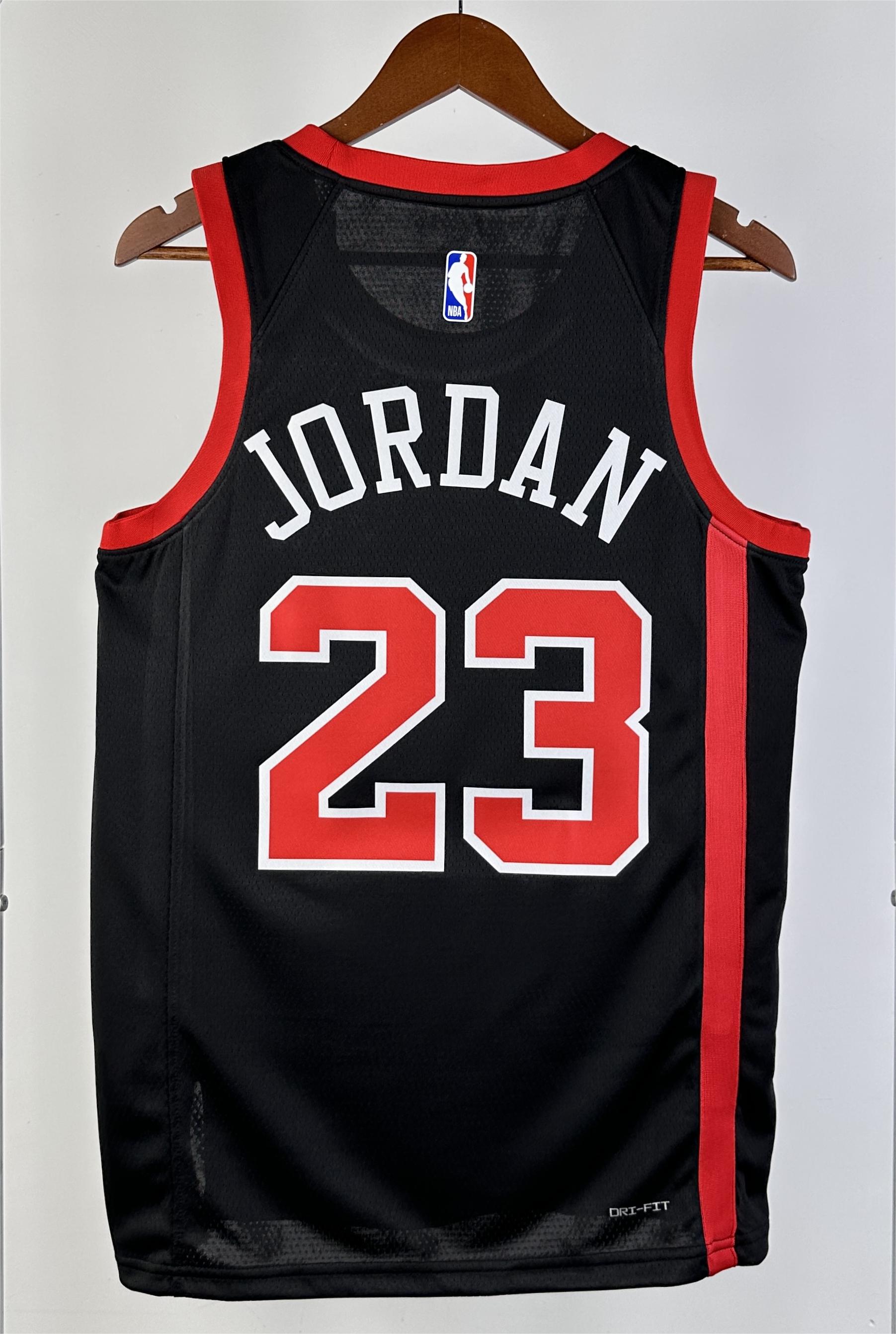 NBA 2024 Chicago Bulls City Edition Black #23 JORDAN Jersey High Quality - leoleo123123