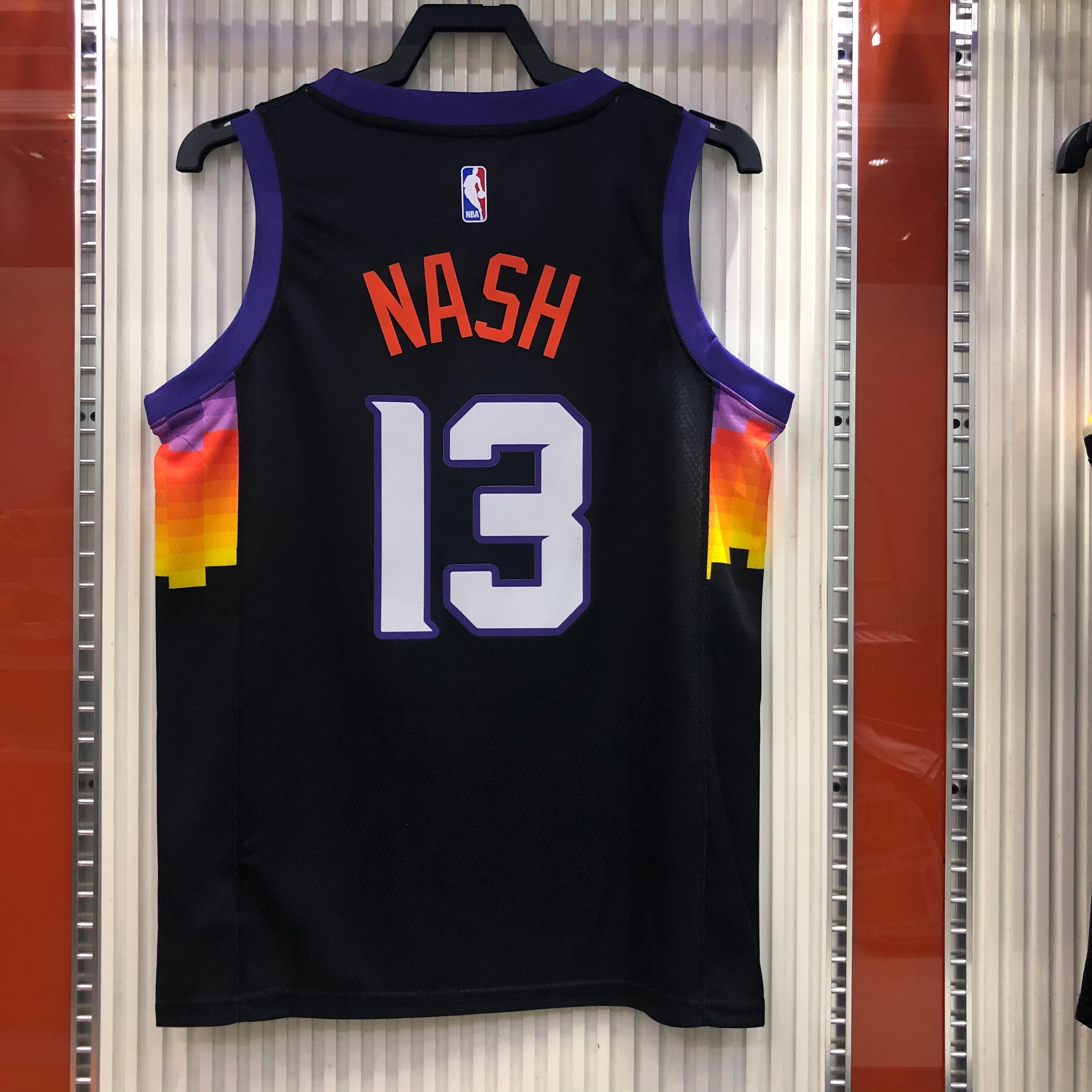 NBA Season 20-21 Men Phoenix Suns Black #13 NASH Jersey High Quality Name and Number Print - leoleo123123