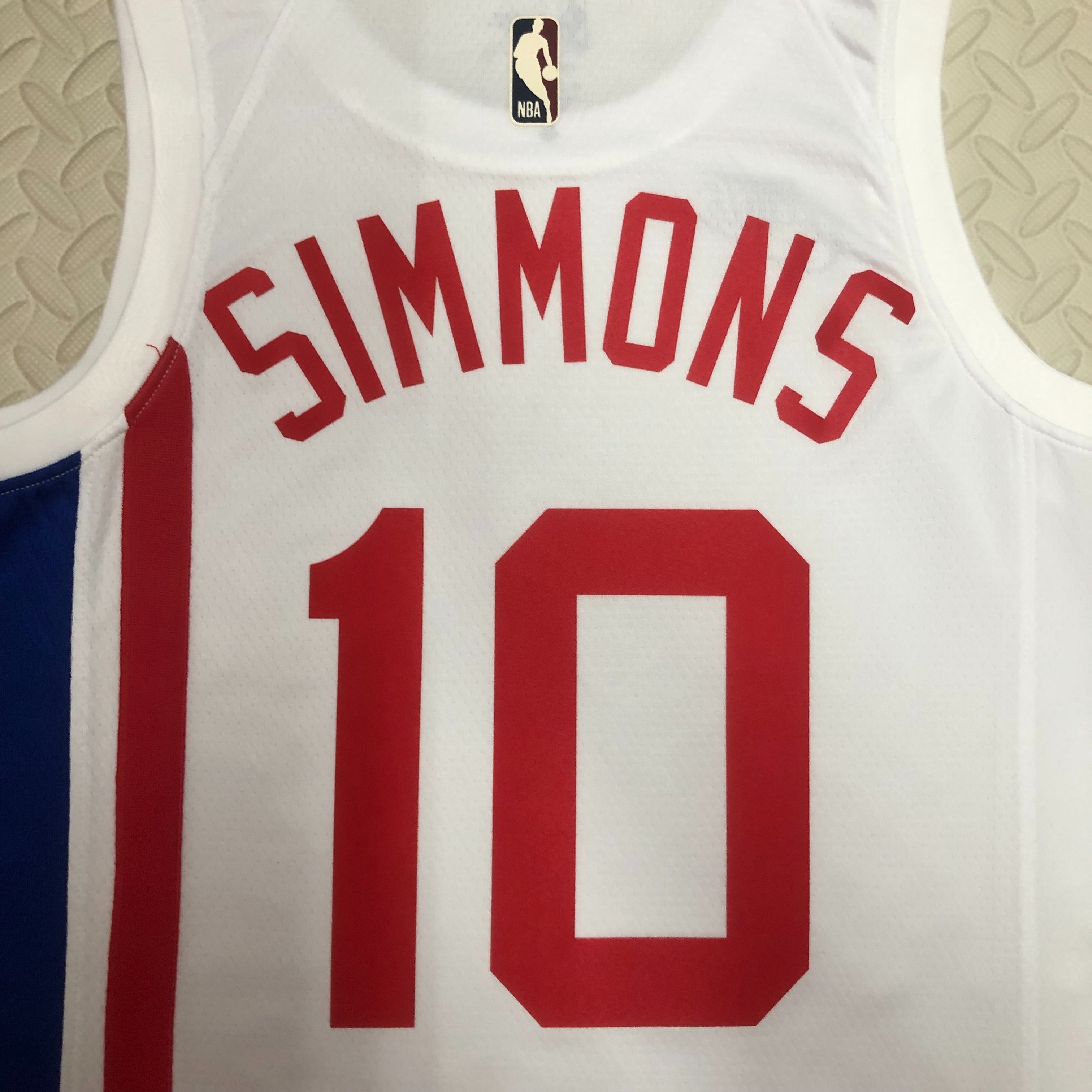 NBA Men Season 2023 Brooklyn Nets White #10 SIMMONS Jersey High Quality Name and Number Print - leoleo123123