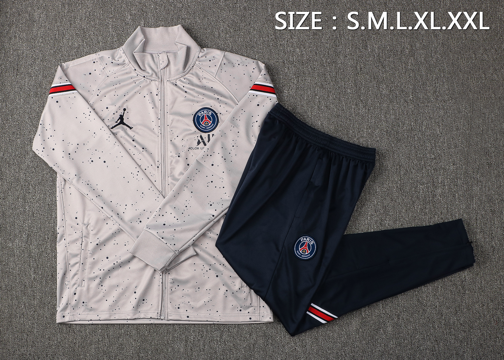 21/22 Psg Grey Jacket Tracksuit Thai Quality - leoleo123123