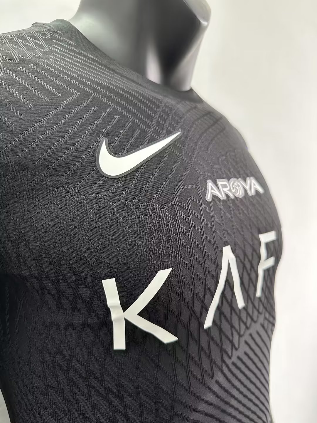 23/24 Al Nassr Black Player Version Soccer Jersey - leoleo123123