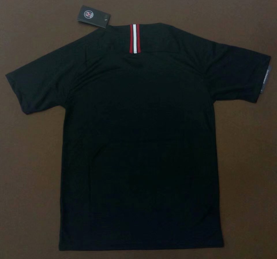 2018 PSG Home Black Jersey Jordan Fans Version Thai Qaulity - leoleo123123