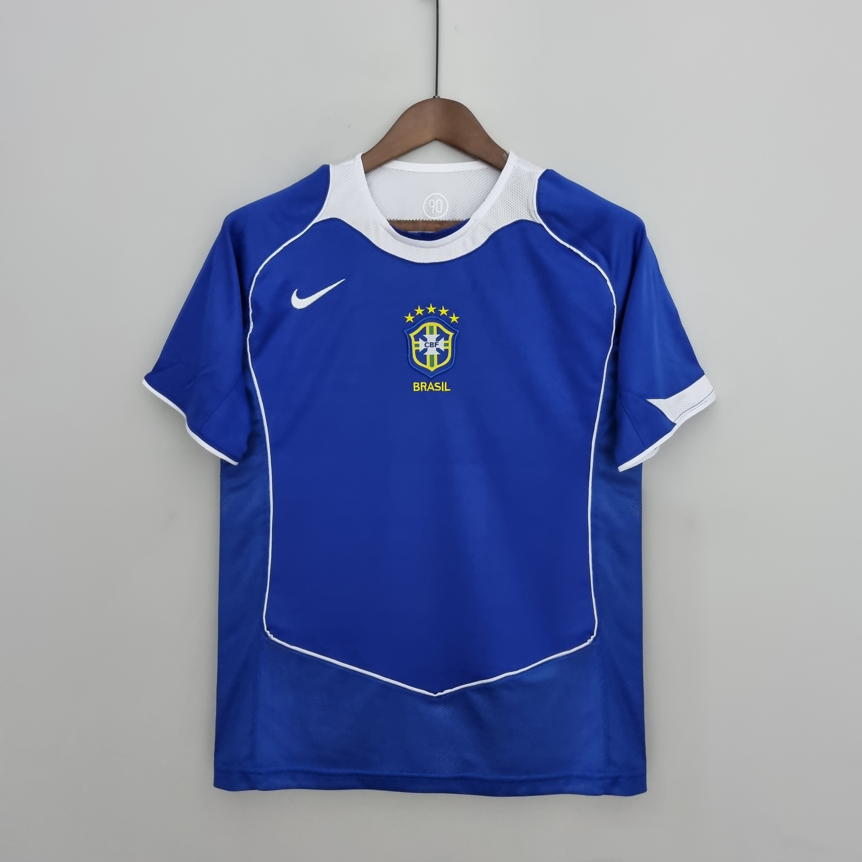 2004 Brazil Away Retro Jersey - leoleo123123