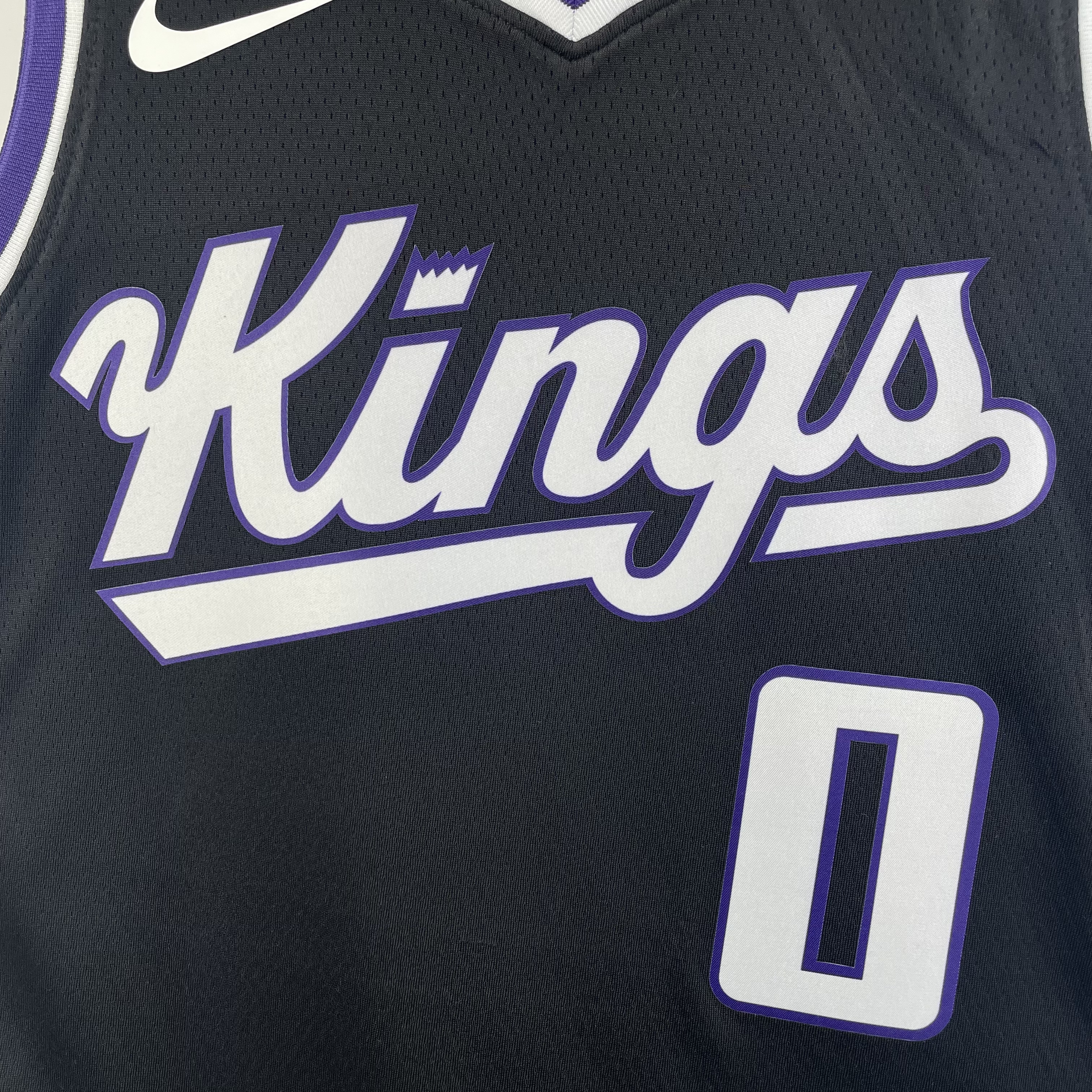 NBA Men 2024 Sacramento Kings Black #0 MONK Jersey High Quality Name and Number Print - leoleo123123