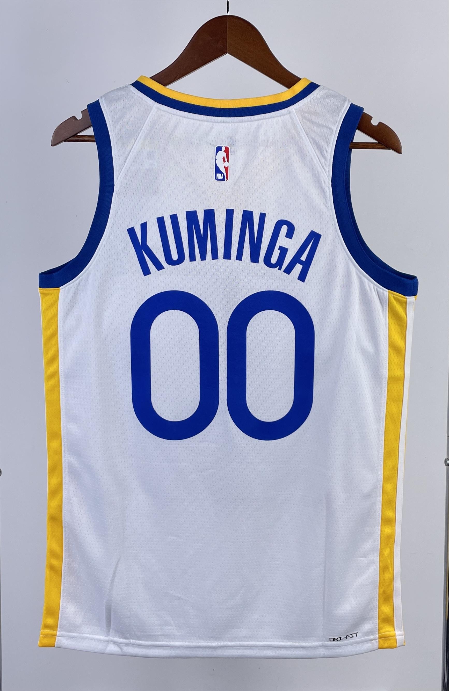 NBA Men 2023 Golden State Warriors White #00 KUMINGA Swingman Jersey - leoleo123123