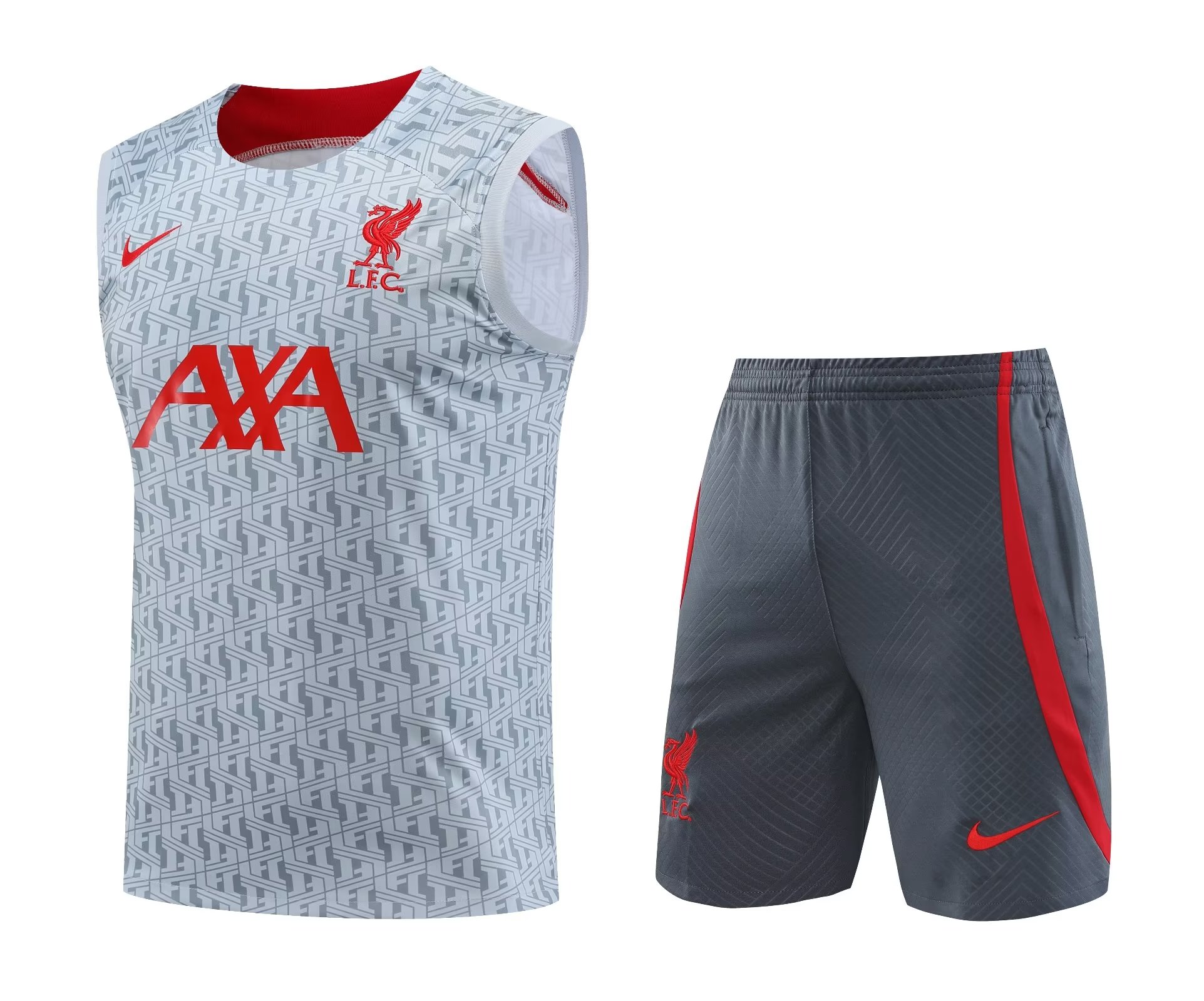 23/24 Liverpool Vest Training suit Grey Color - leoleo123123