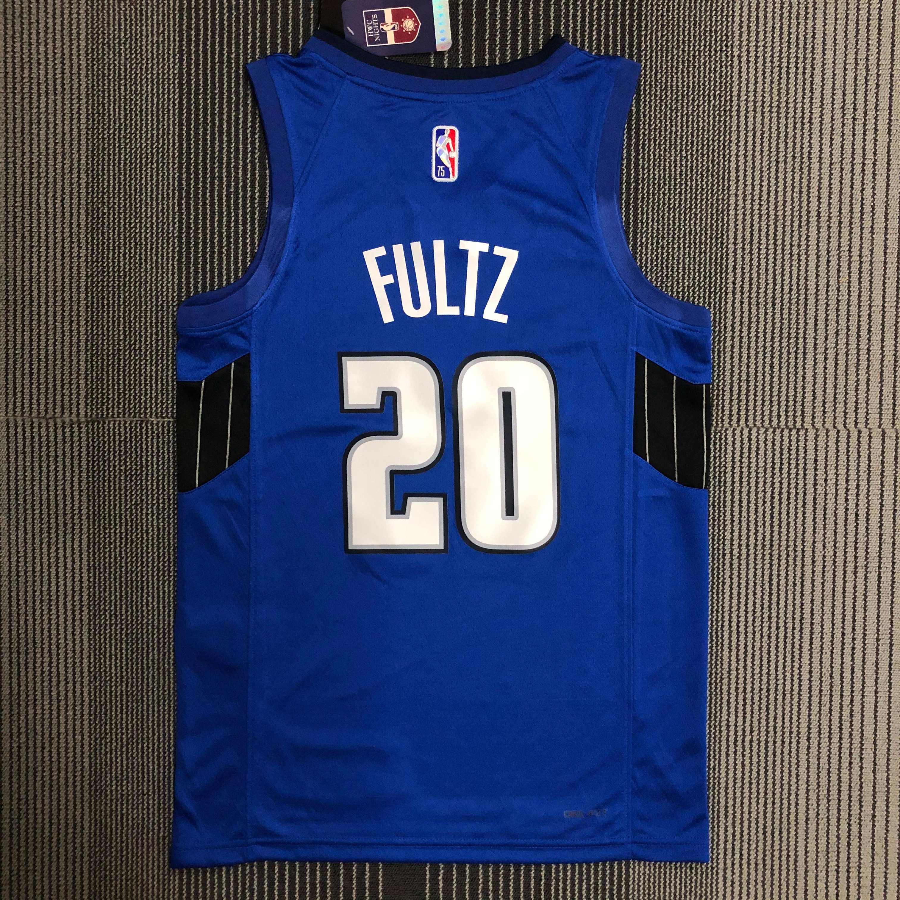 NBA Season 75th Anniversary Orlando Magic #20 FULTZ Blue Jersey High Quality Name and Number Print - leoleo123123