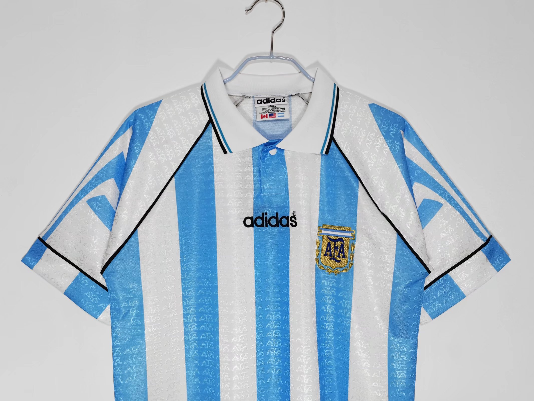 96/97 Argentina Home Retro Jersey - leoleo123123