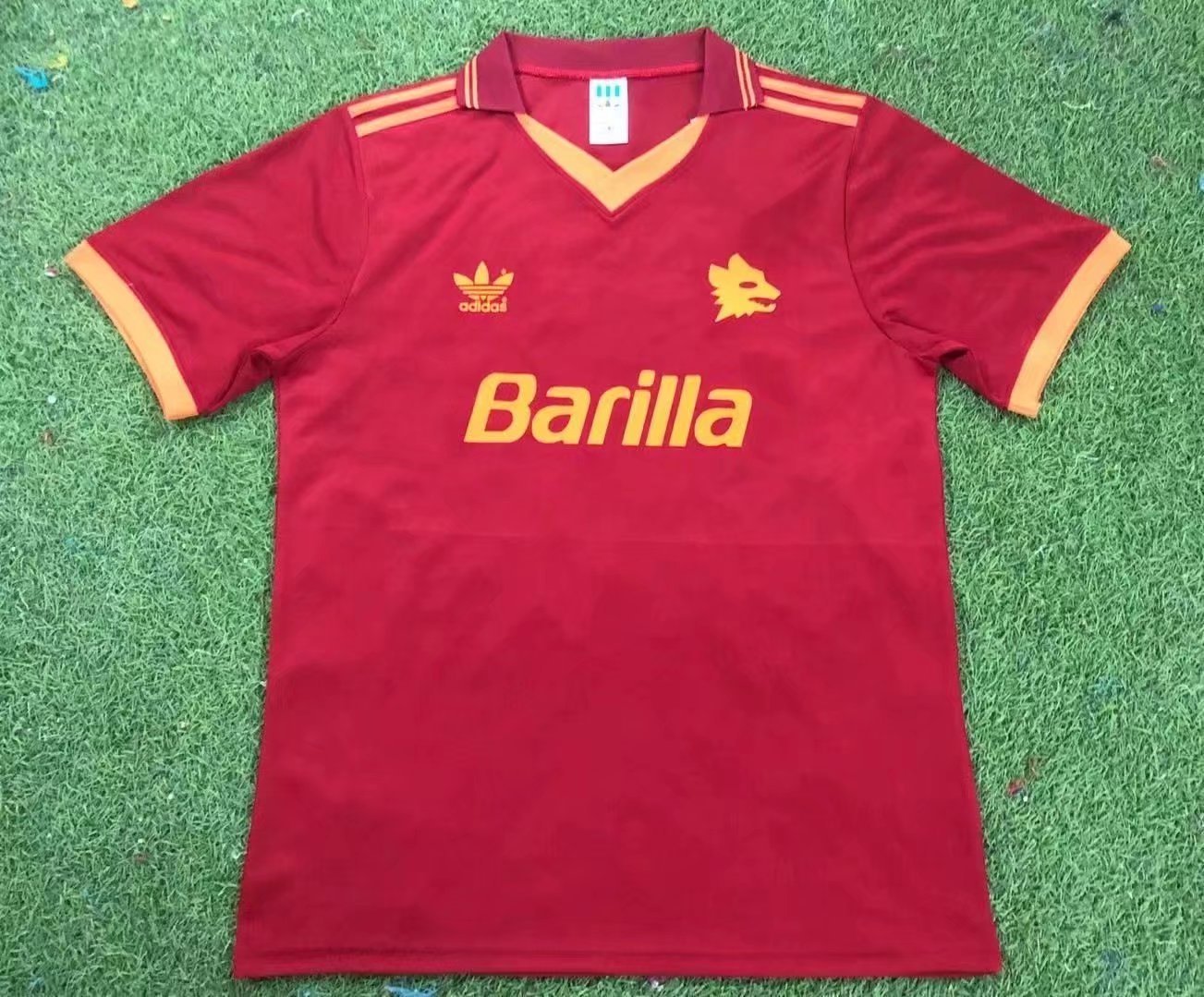 92/94 Roma Home Retro Jersey - leoleo123123