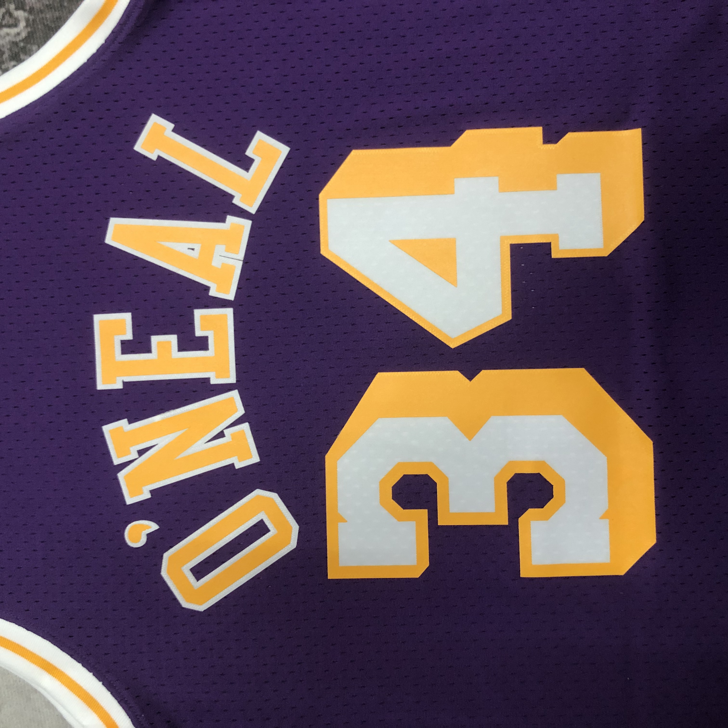 NBA Men Season 96-97 Los Angeles Lakers Purple #34 O'NEAL Jersey High Quality Name and Number Print - leoleo123123