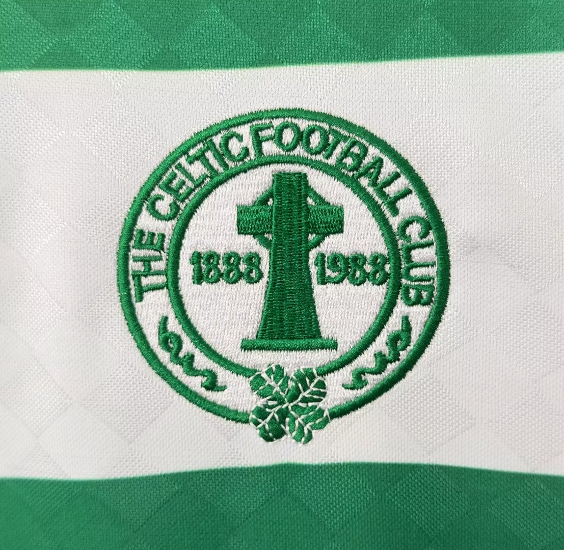 87/88 Celtic Home Retro Jersey - leoleo123123