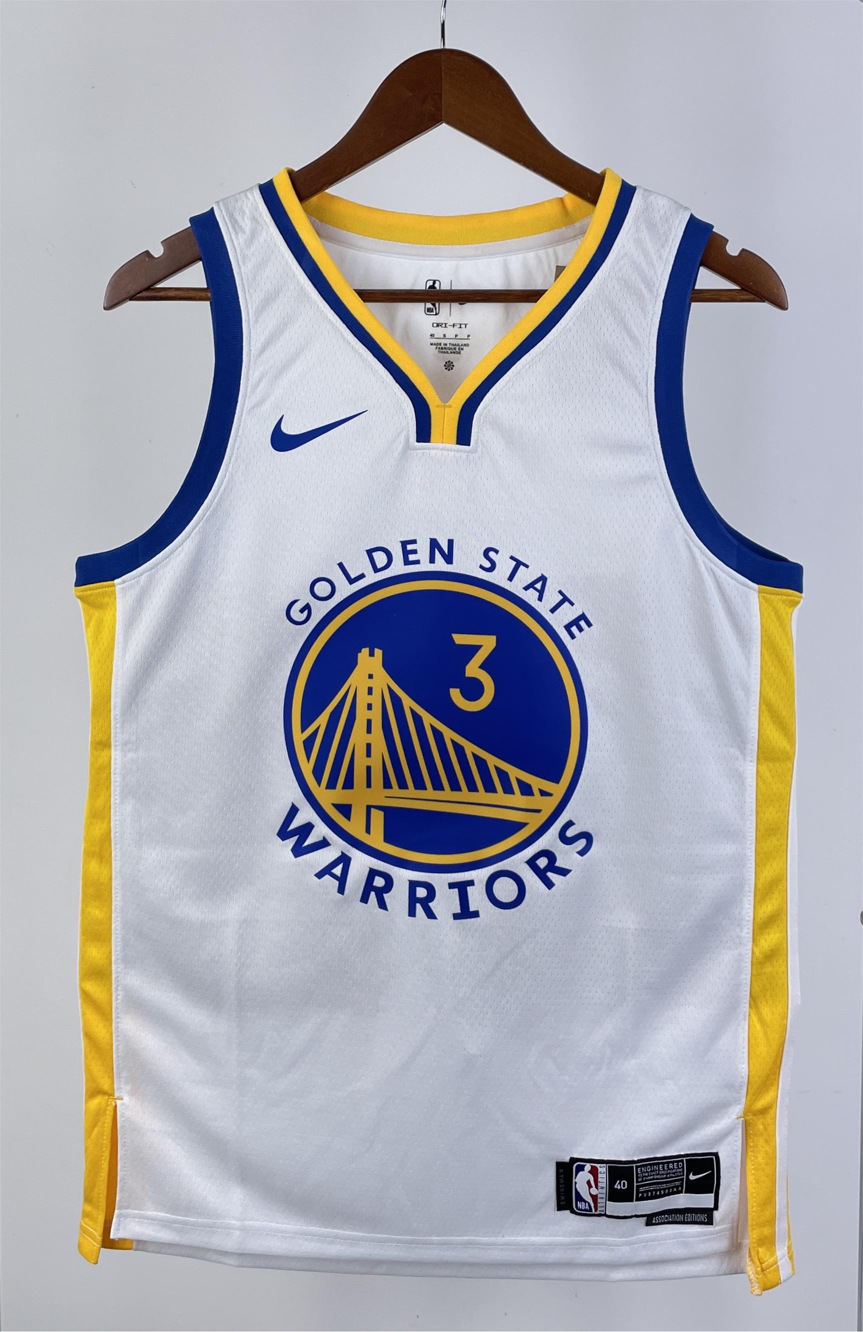 NBA Men 2023 Golden State Warriors White #3 PAUL Swingman Jersey - leoleo123123