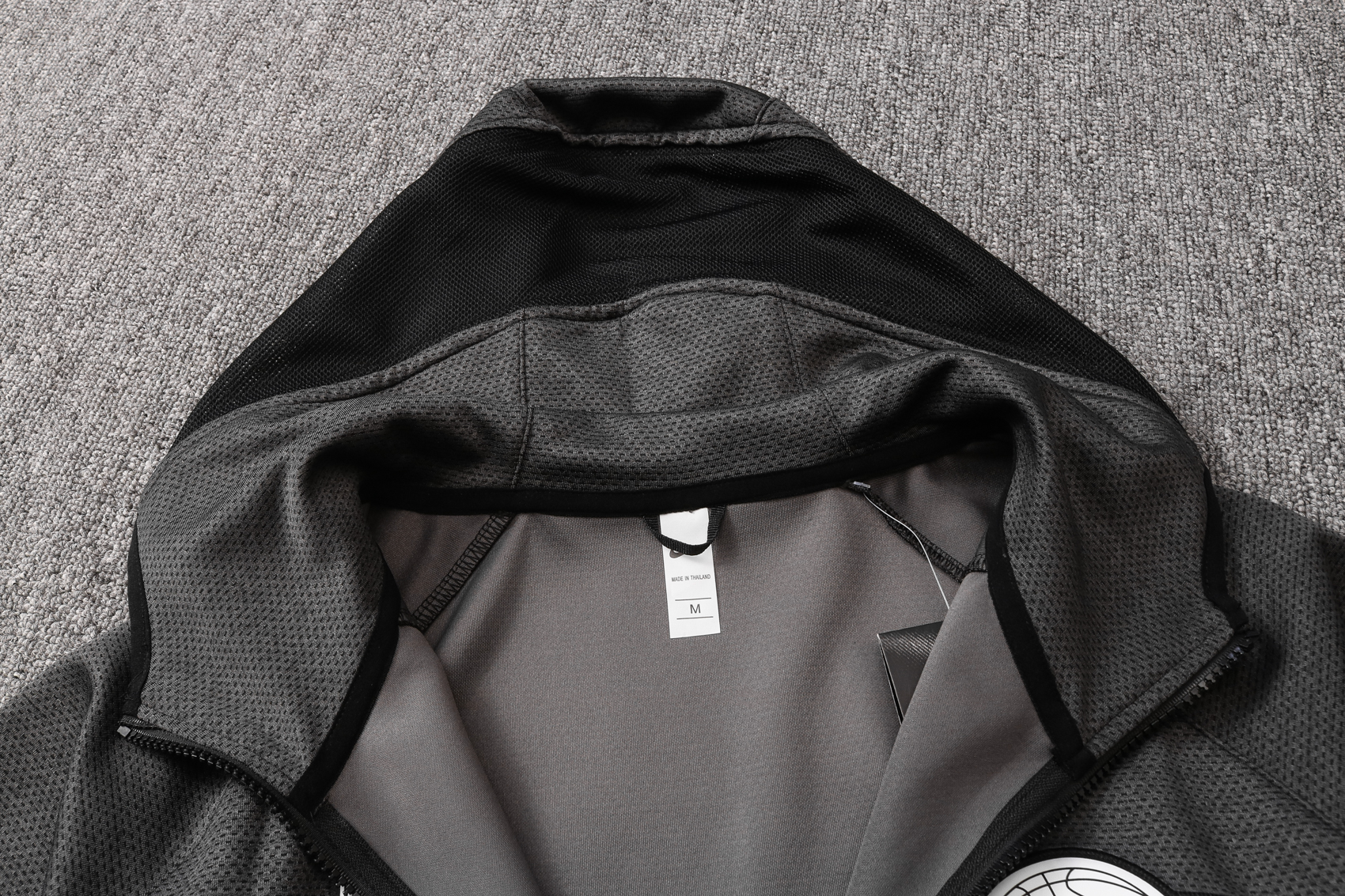 NBA Los Angeles Lakers Dark Grey with Cap Jacket Tracksuit High Quality - leoleo123123