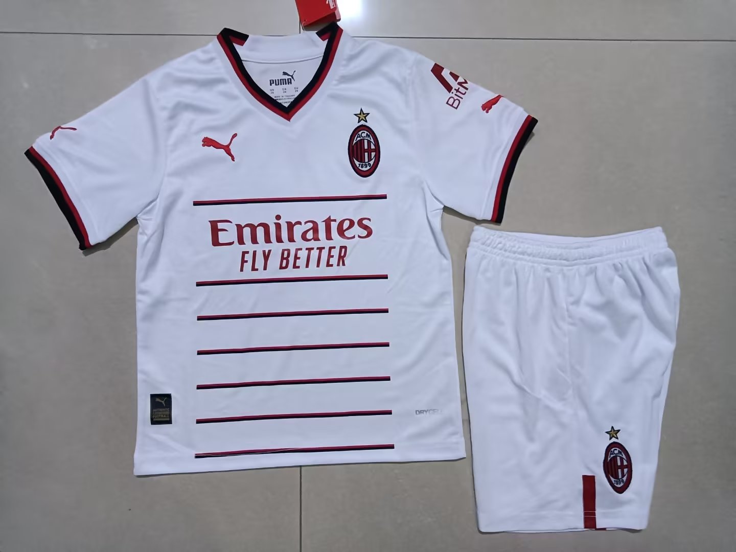 22/23 AC Mlian Away Kids Jersey - leoleo123123