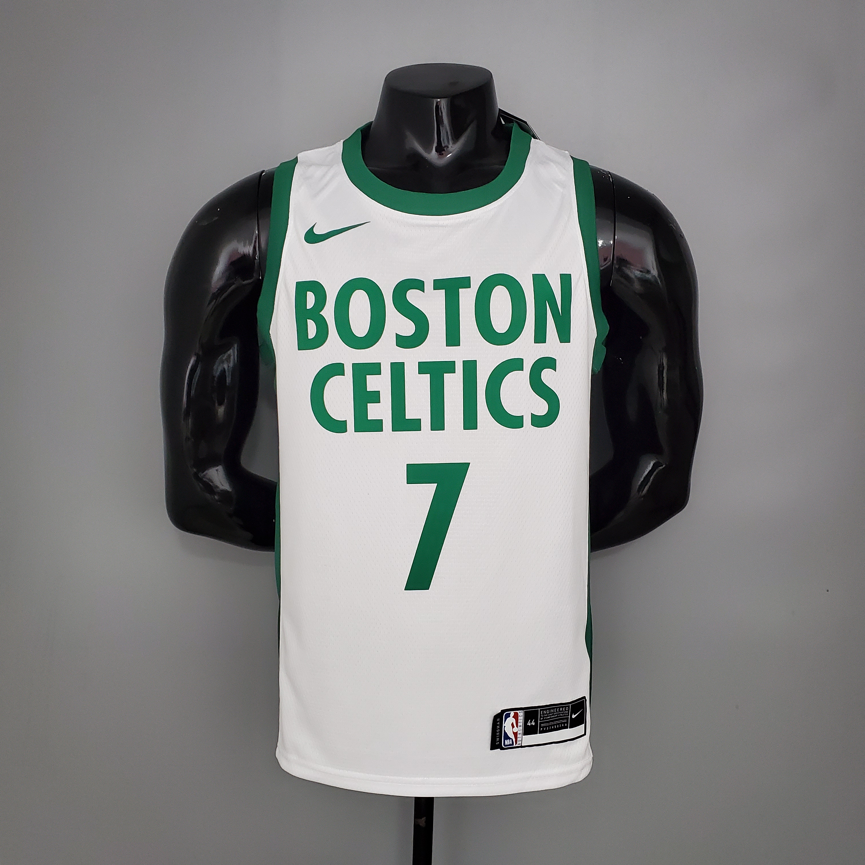 NBA Season 2021 Boston Celtics White City #7 BROWN Jersey High Quality Name and Number Print - leoleo123123