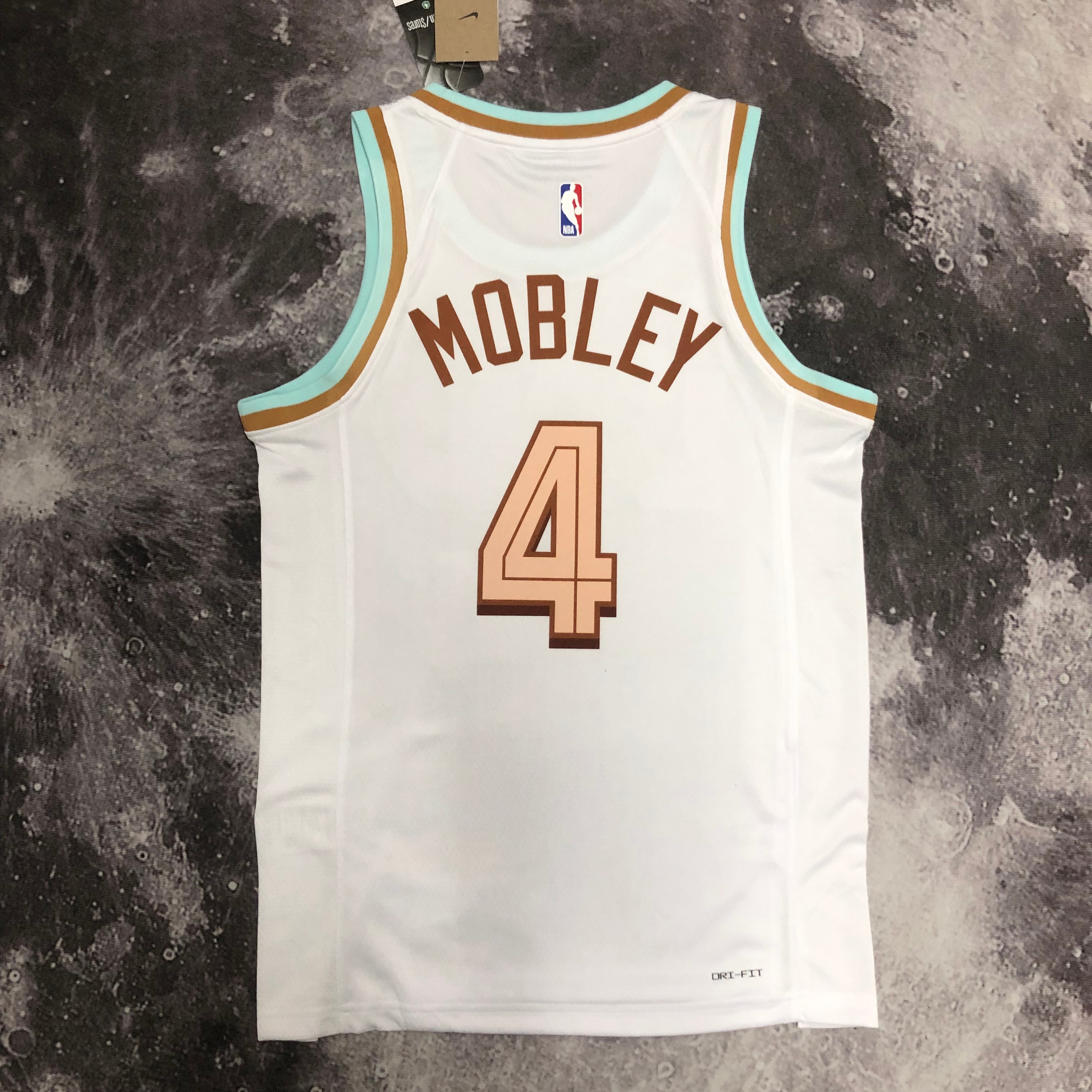 NBA Season 2023 Men Cleveland Cavaliers White #4 MOBLEY Jersey High Quality Name and Number Print - leoleo123123