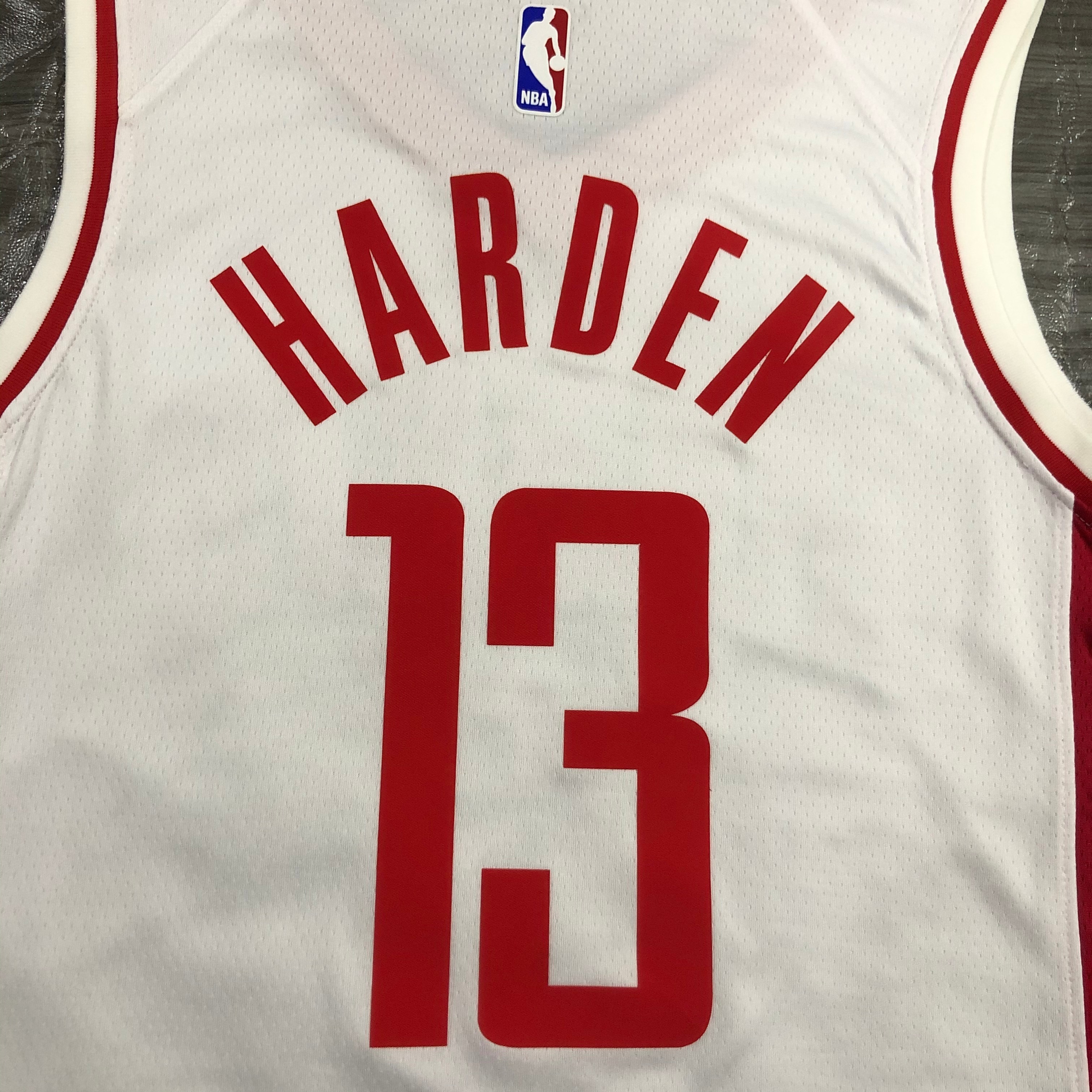 NBA Men Season 2021 Houston Rockets White #13 HARDEN Jersey High Quality Name and Number Print - leoleo123123