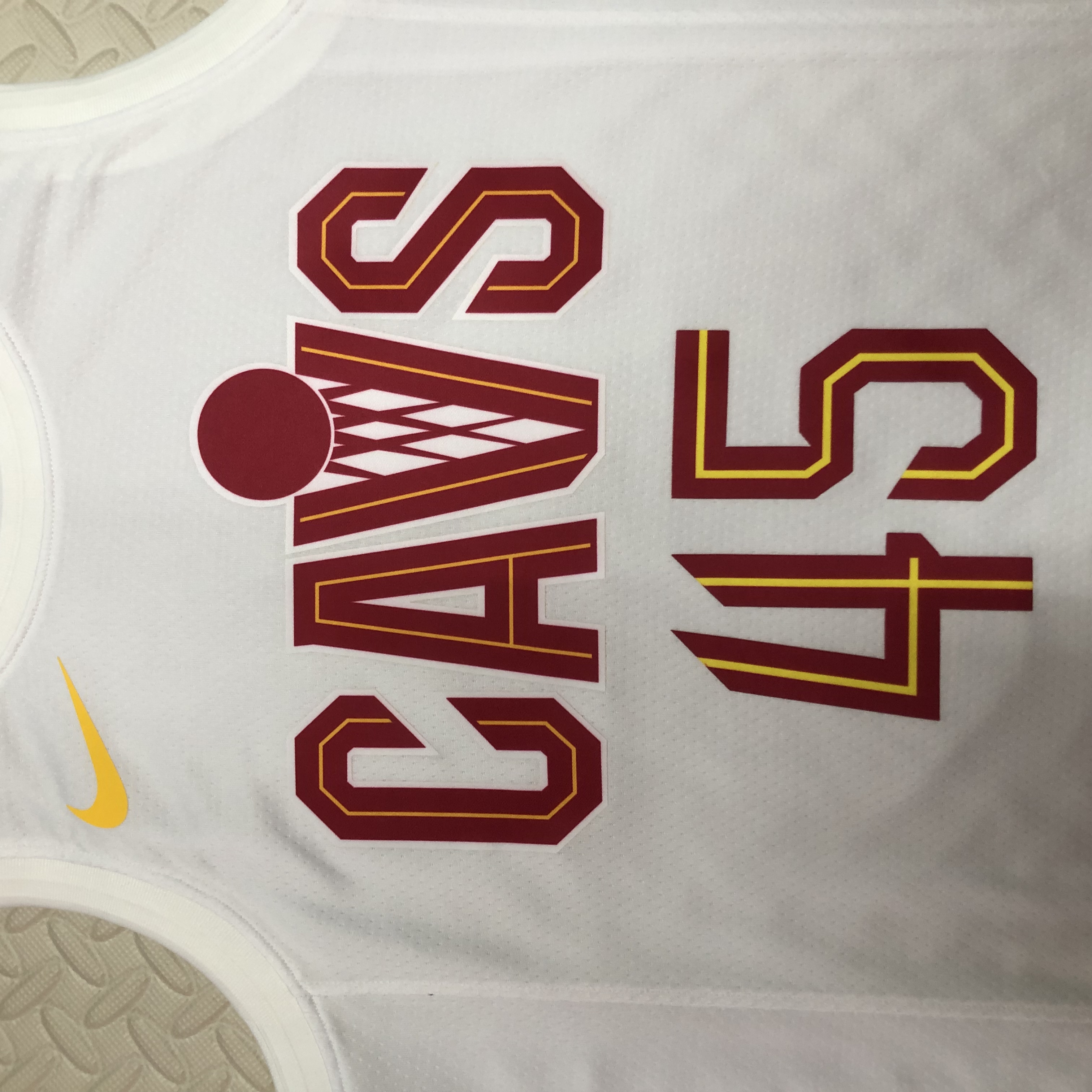 NBA Season 2023 Men Cleveland Cavaliers White #45 MITCHELL Jersey High Quality Name and Number Print - leoleo123123