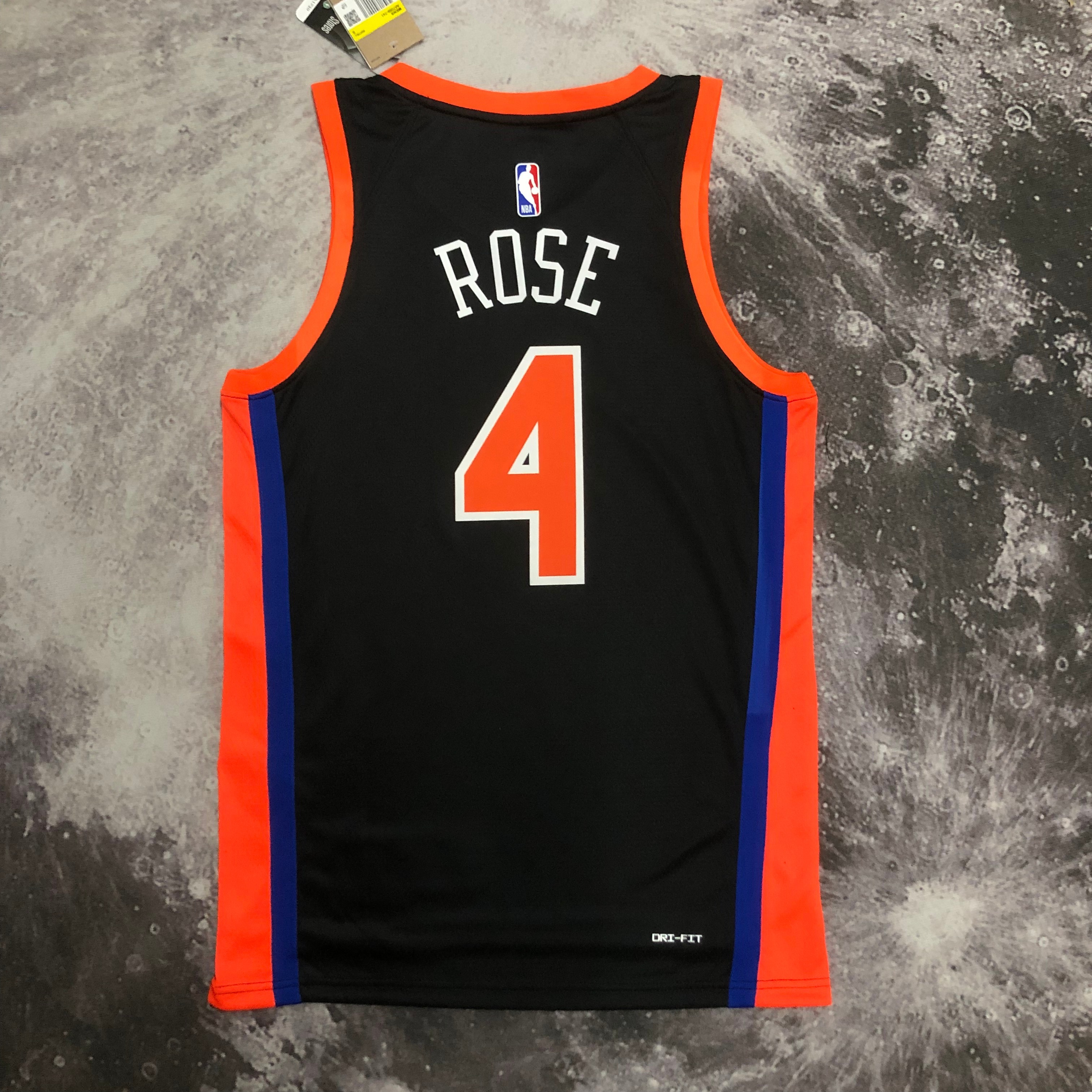 NBA Men 2023 New York Knicks Black #4 ROSE Jersey High Quality Name and Number Print - leoleo123123