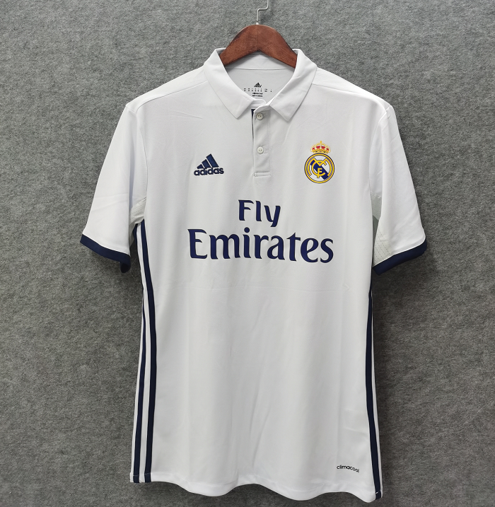 16-17 Real Madrid Home Retro Jersey - leoleo123123