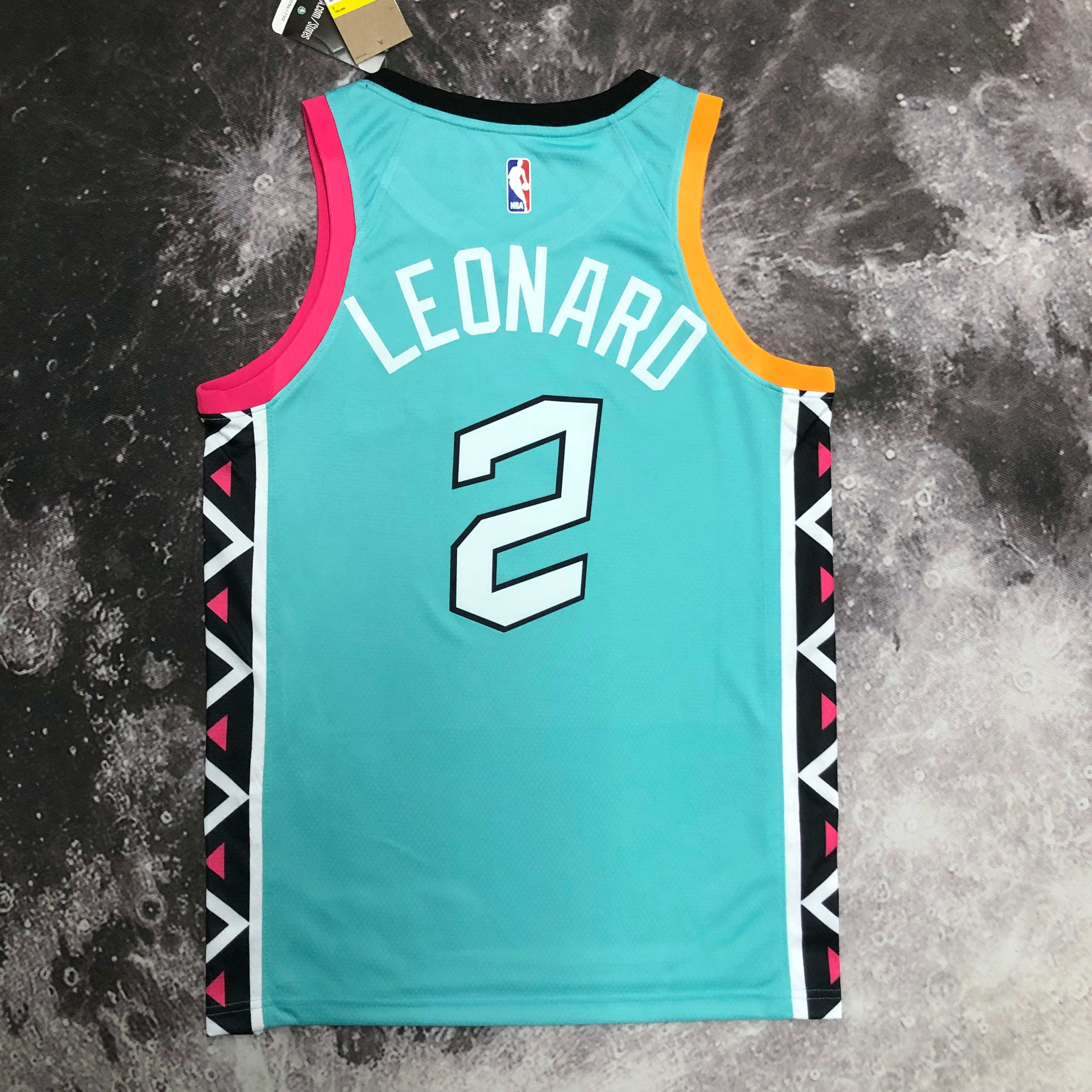 NBA Men 2023 San Antonio Spurs Blue #2 LEONAR Jersey High Quality Name and Number Print - leoleo123123
