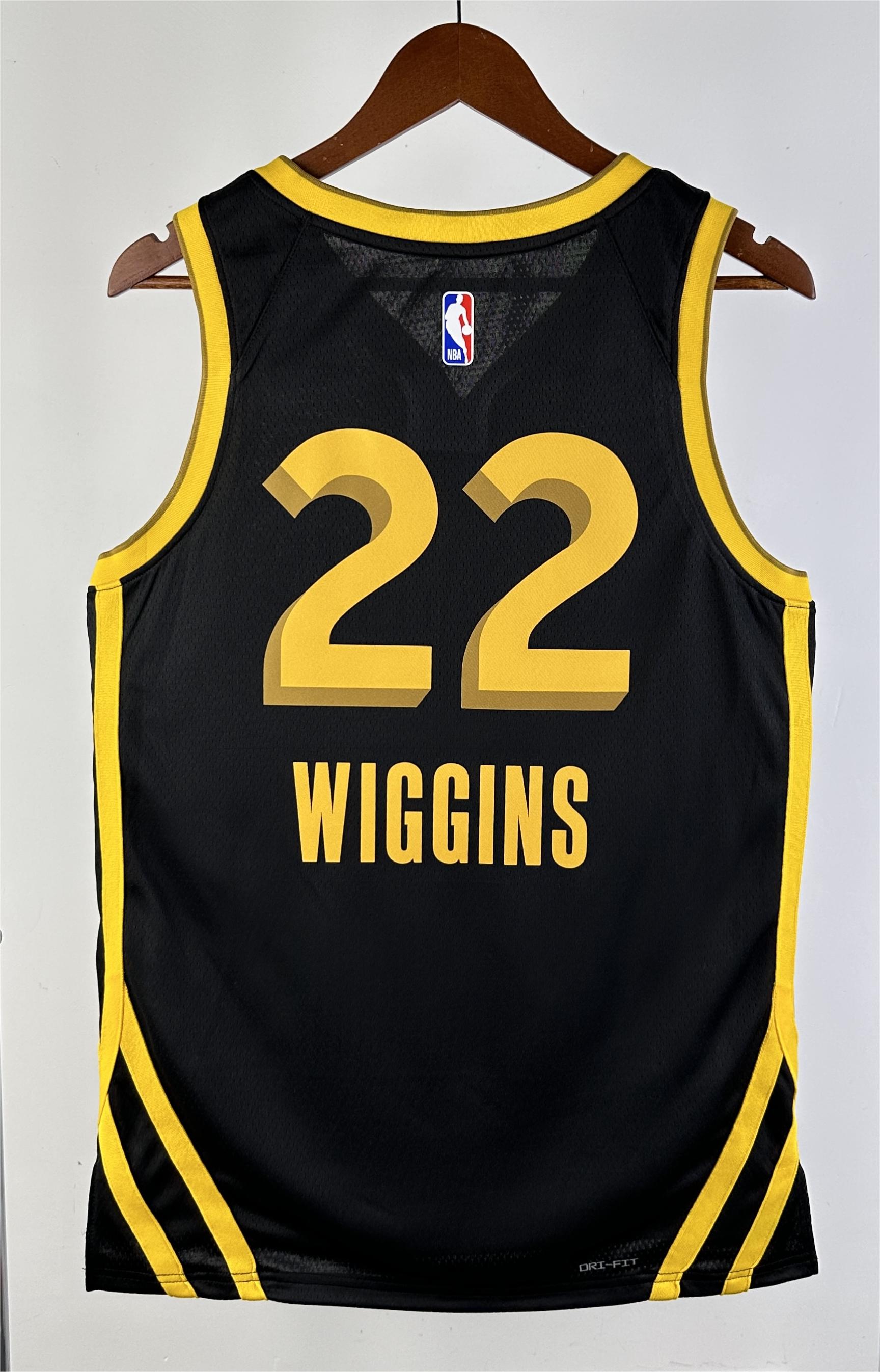 NBA Men 2024 Golden State Warriors City Edition #22 WIGGINS Swingman Jersey - leoleo123123