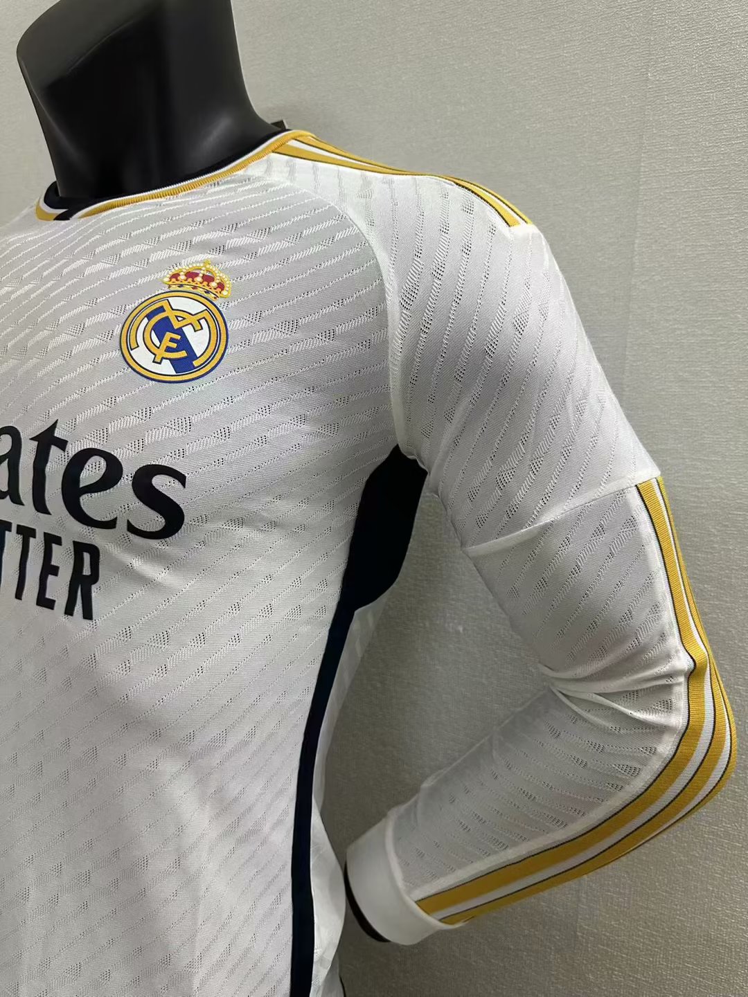 23/24 Real Madrid Home Long Sleeve Jersey Player Version 1:1 Quality - leoleo123123
