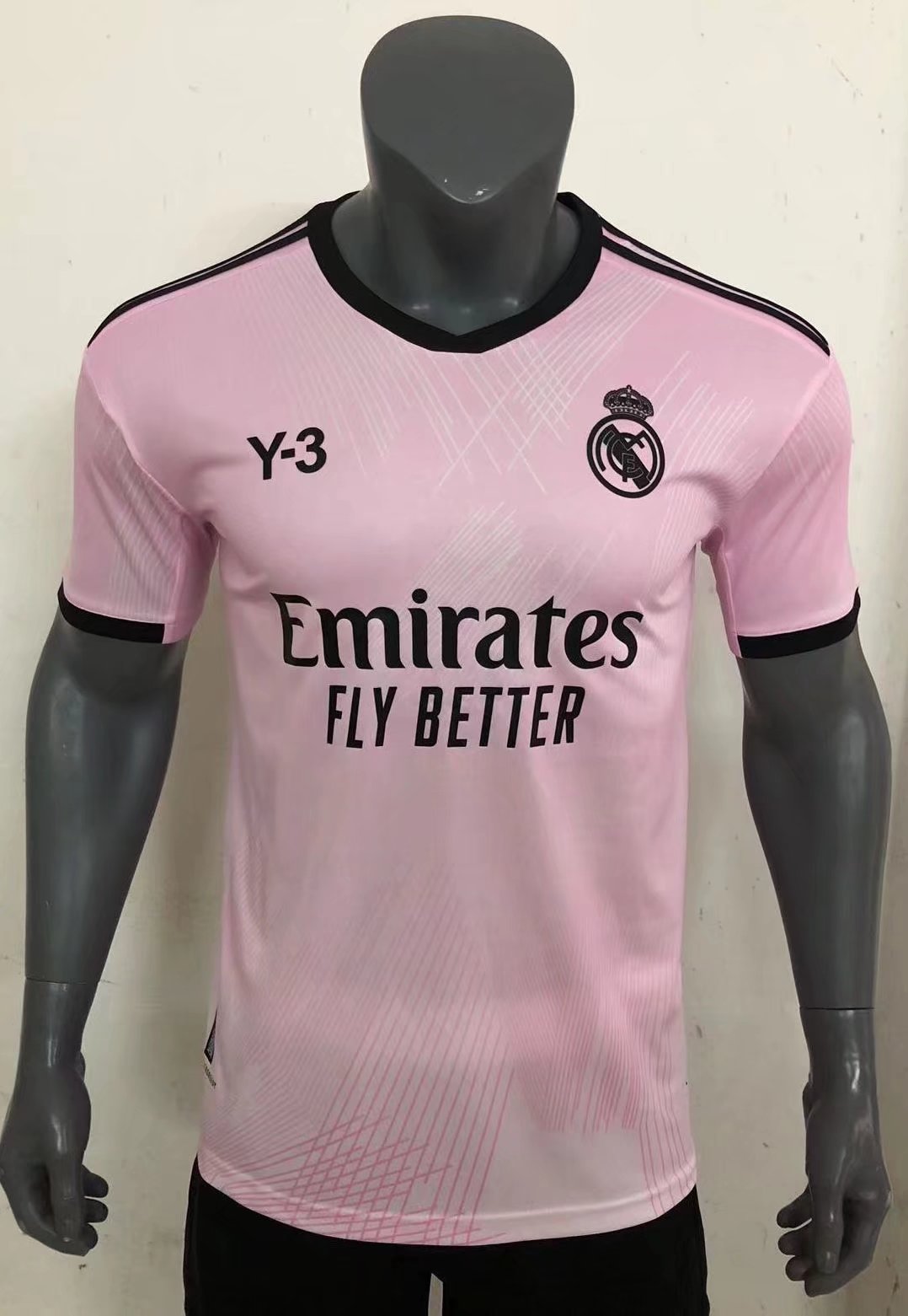 22/23 Real Madrid Y-3 Pink Jersey Fan Version - leoleo123123