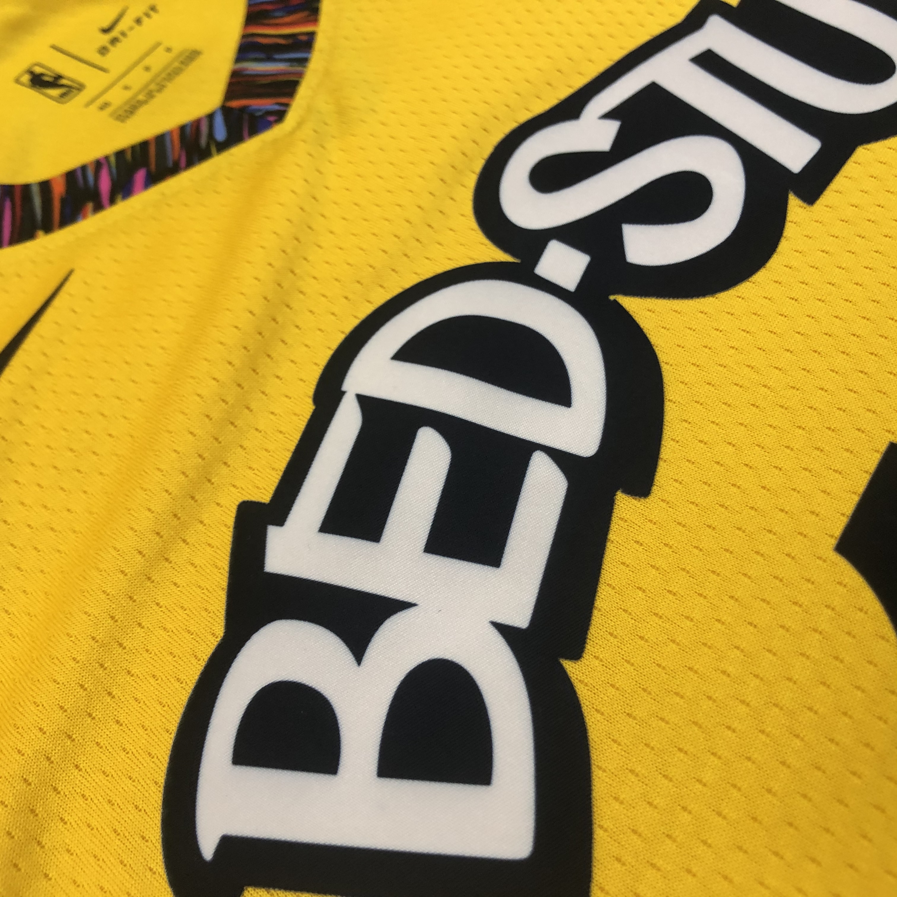 NBA Men Brooklyn Nets Yellow #13 HARDEN Jersey High Quality Name and Number Print - leoleo123123