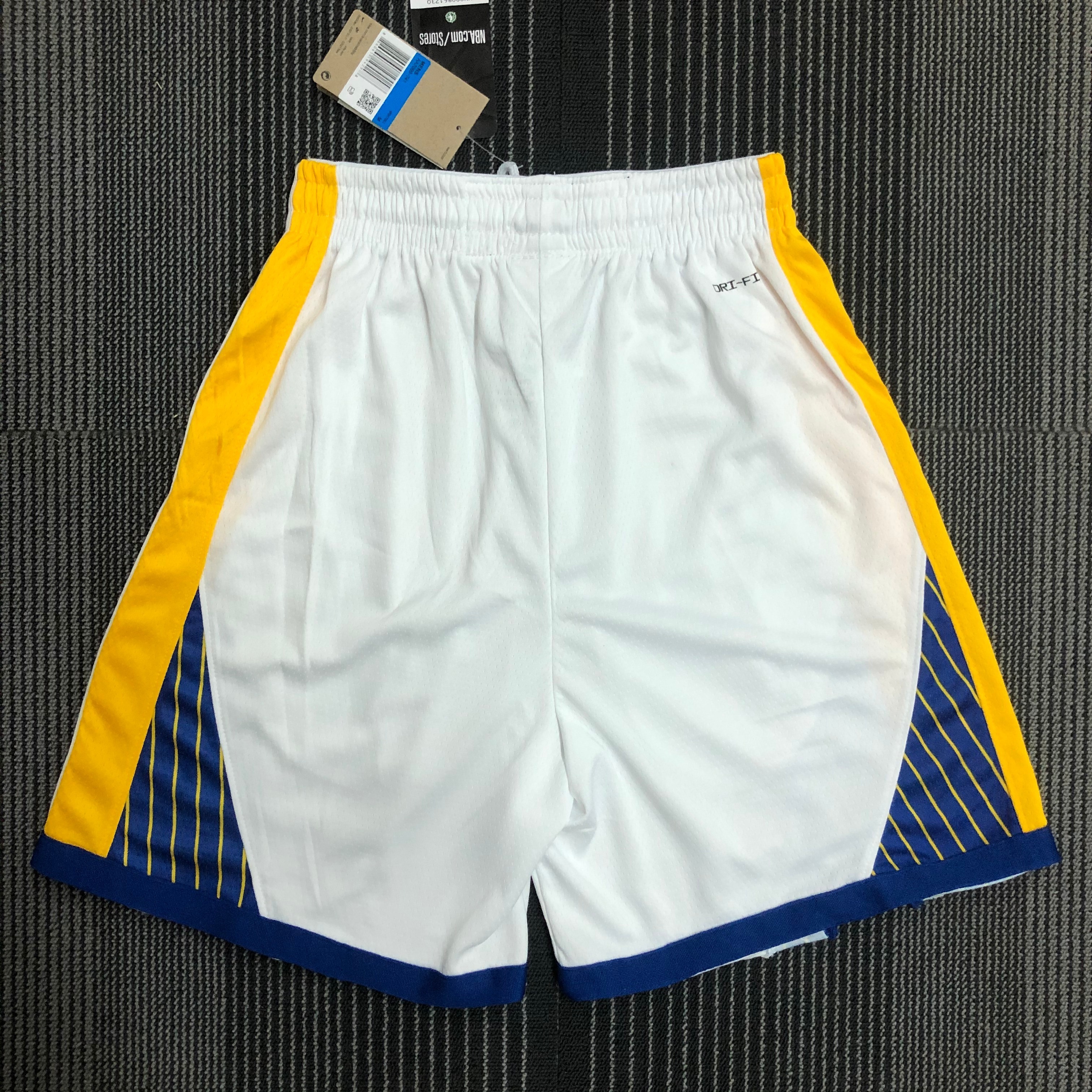 NBA Men 75th Anniversary Season 2022 Golden State Warriors Mexico Version White Pant High Quality Name and Number Print - leoleo123123