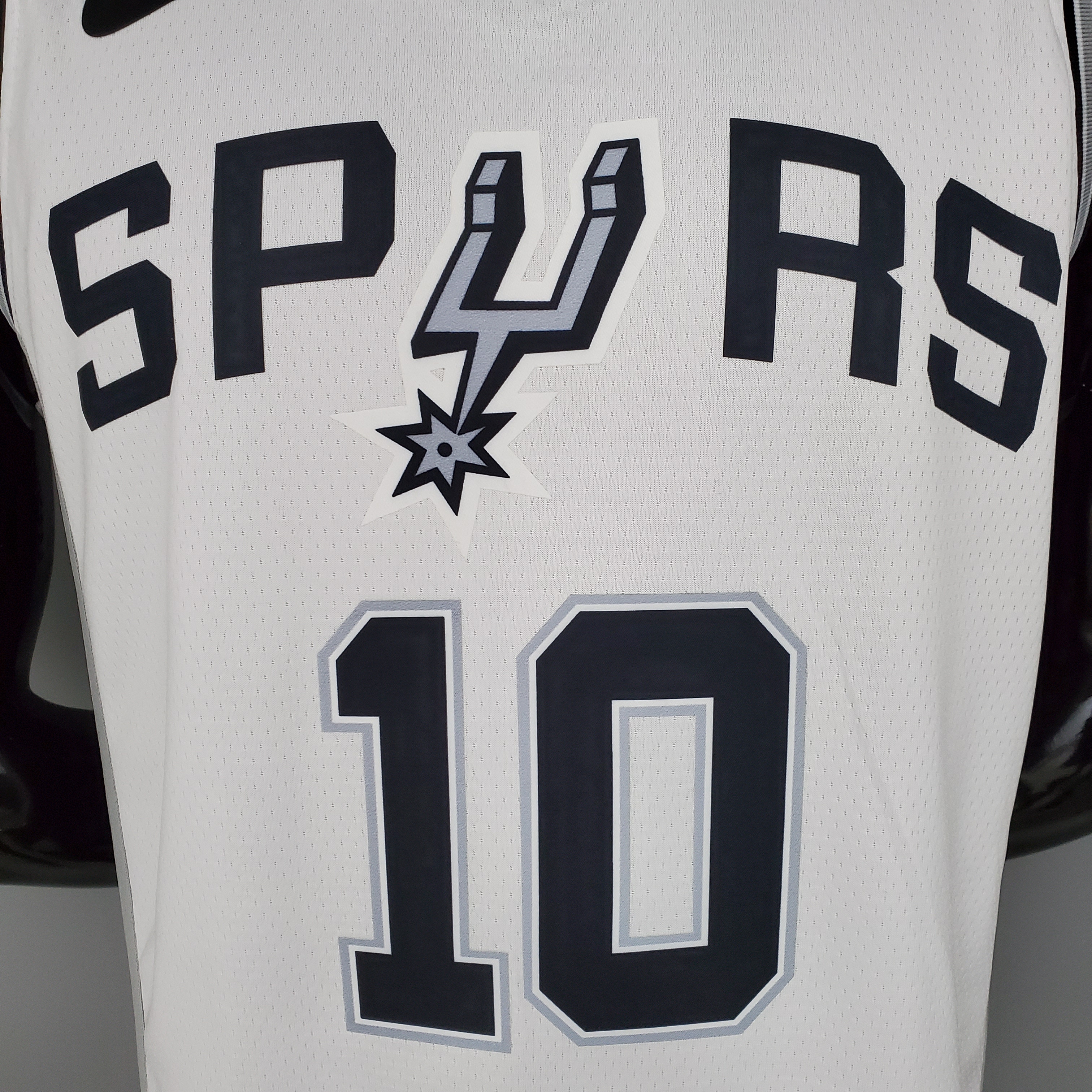 NBA Men San Antonio Spurs White #10 DEROZAN Jersey High Quality Name and Number Print - leoleo123123