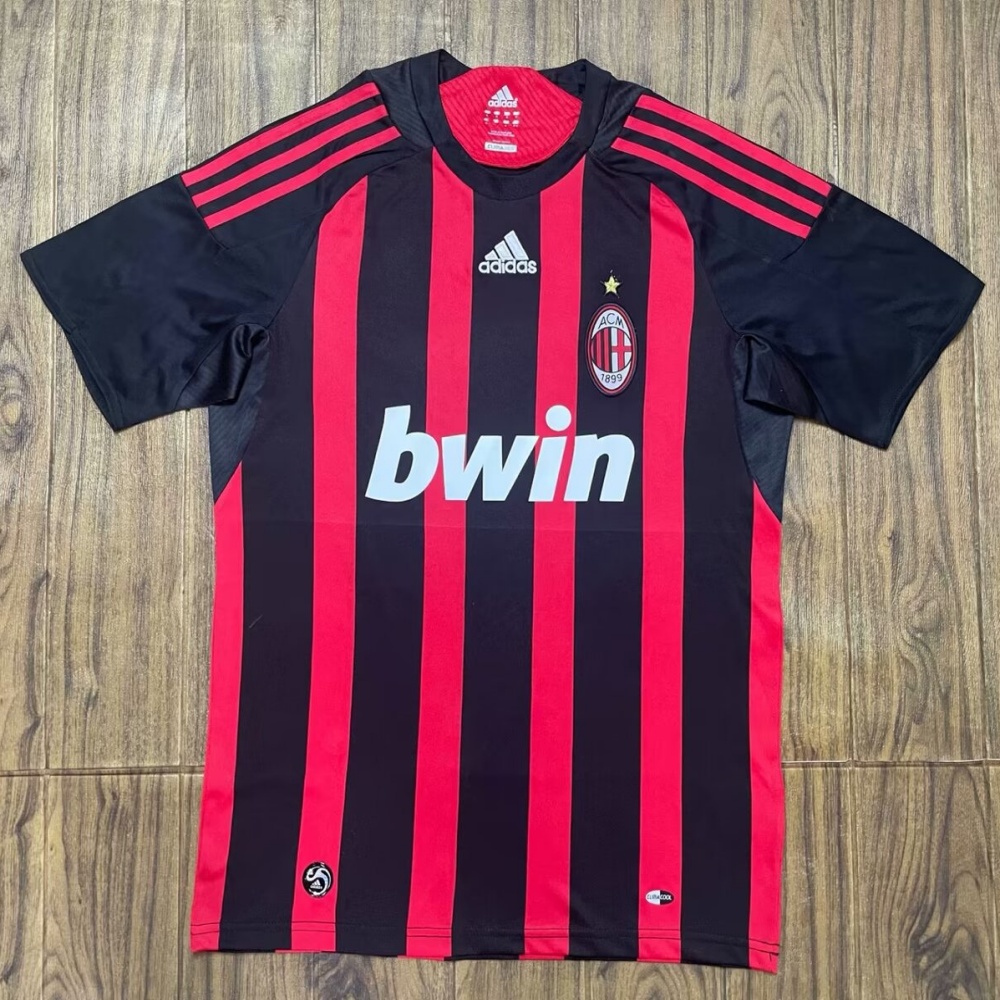 08/09 AC Milan Home Retro Jersey - leoleo123123