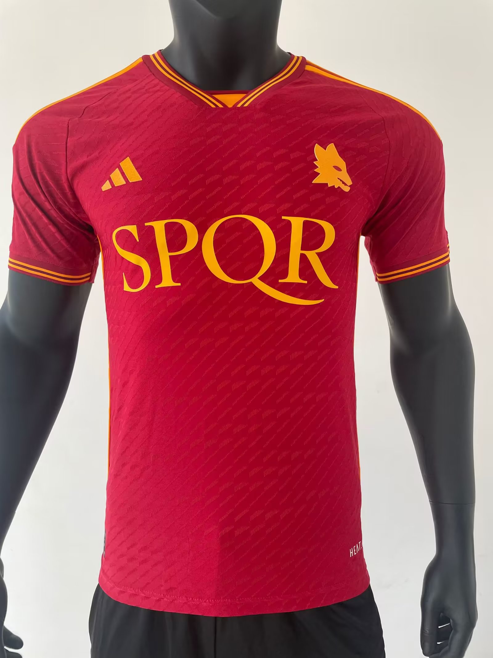 23/24 Roma Home Jersey With Sponsors Player Version 1:1 Quality - leoleo123123
