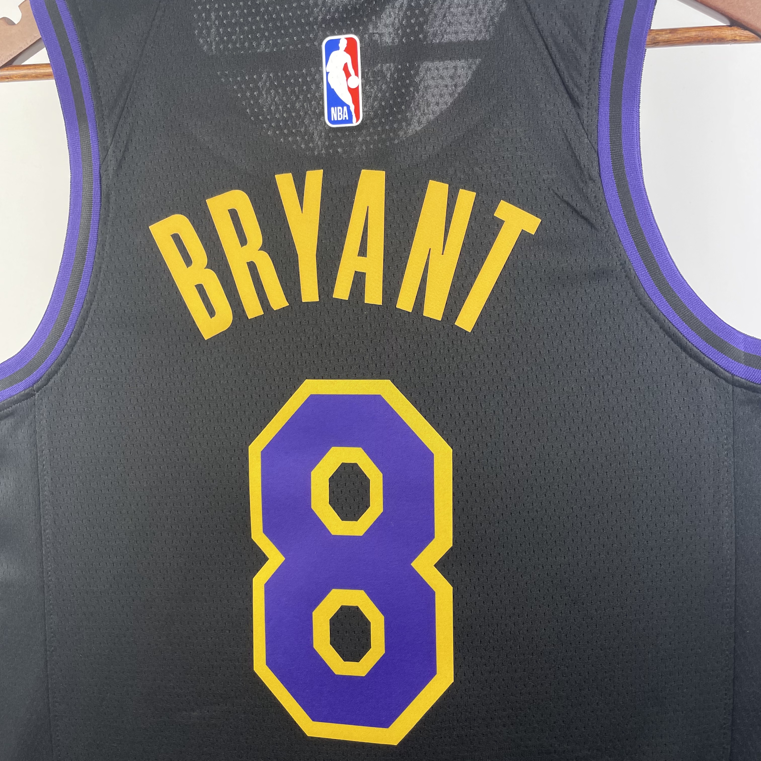 NBA Men 2024 Los Angeles Lakers Black City Version #8 BRYANT Jersey High Quality Name and Number Print - leoleo123123