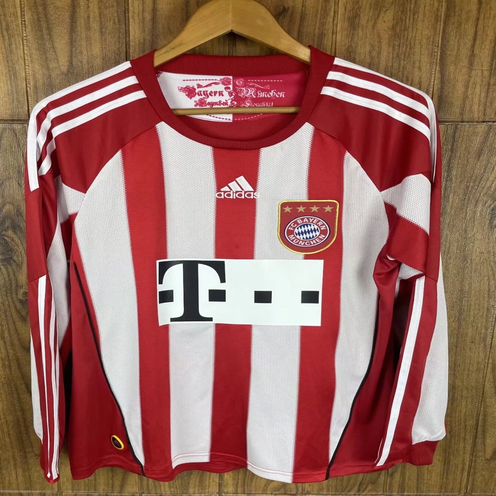 2010 Bayern Munich Home Retro Jersey Long Sleeve - leoleo123123
