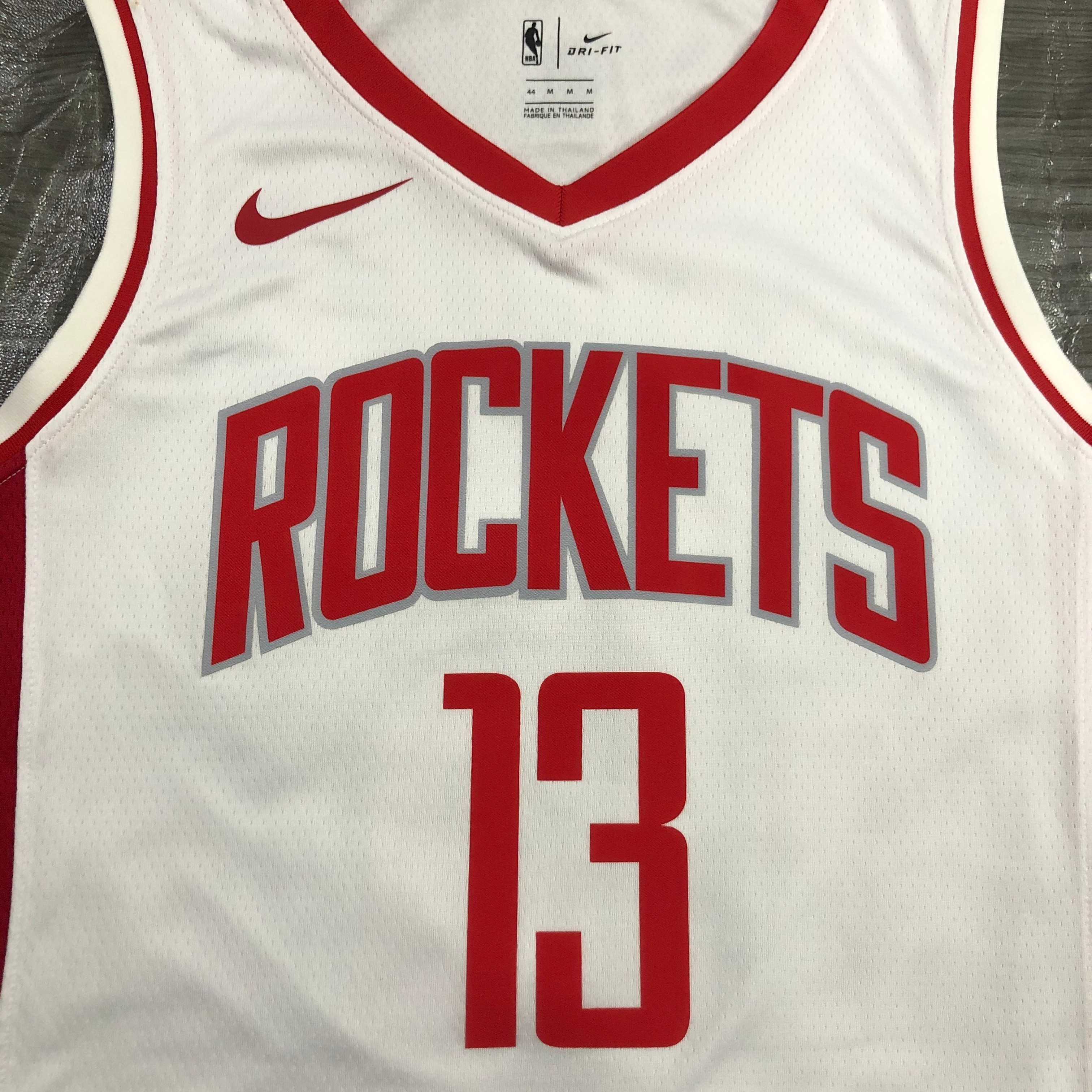 NBA Men Season 2021 Houston Rockets White #13 HARDEN Jersey High Quality Name and Number Print - leoleo123123