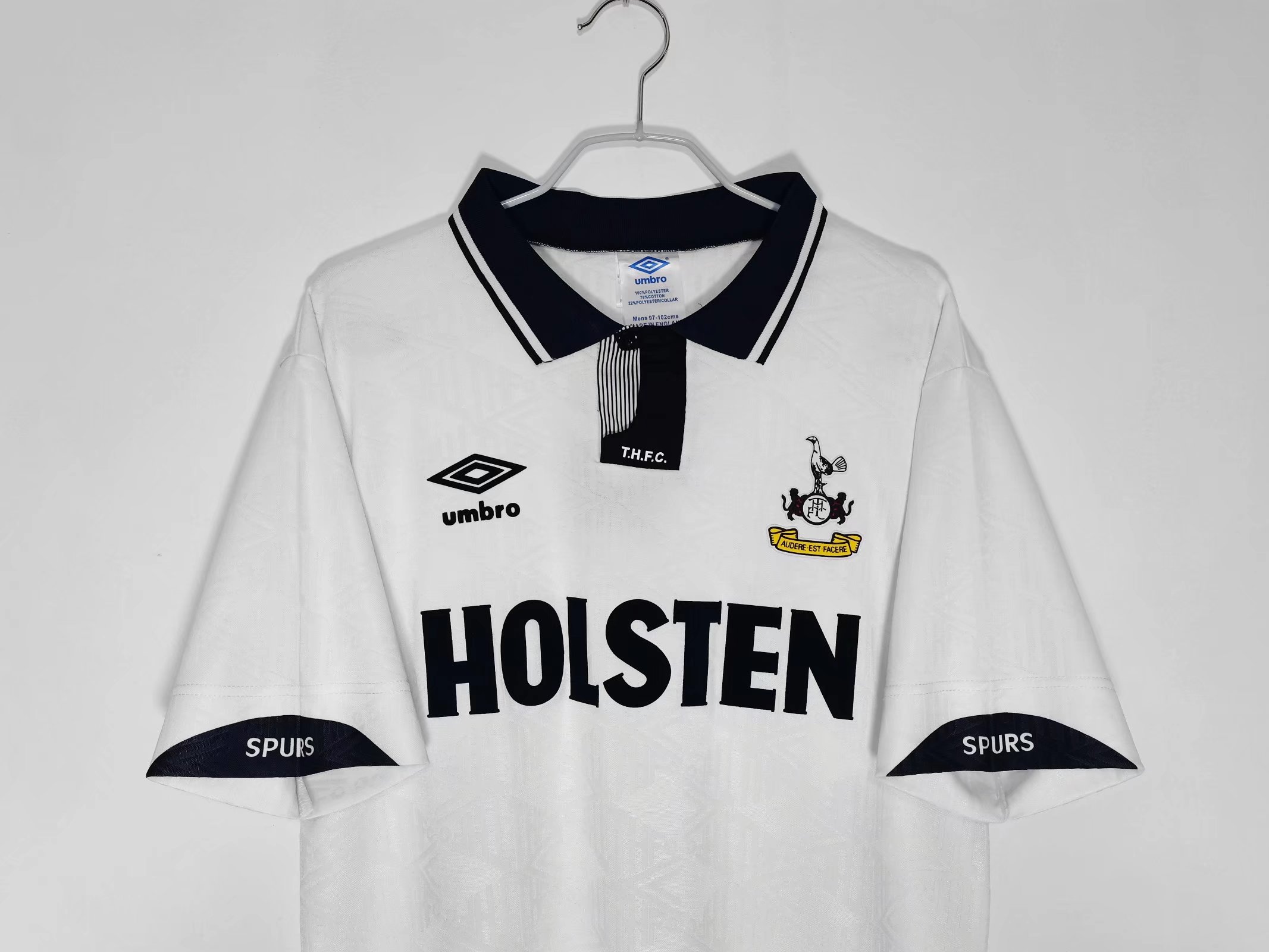 1991-93 Tottenham Home Retro Jersey - leoleo123123