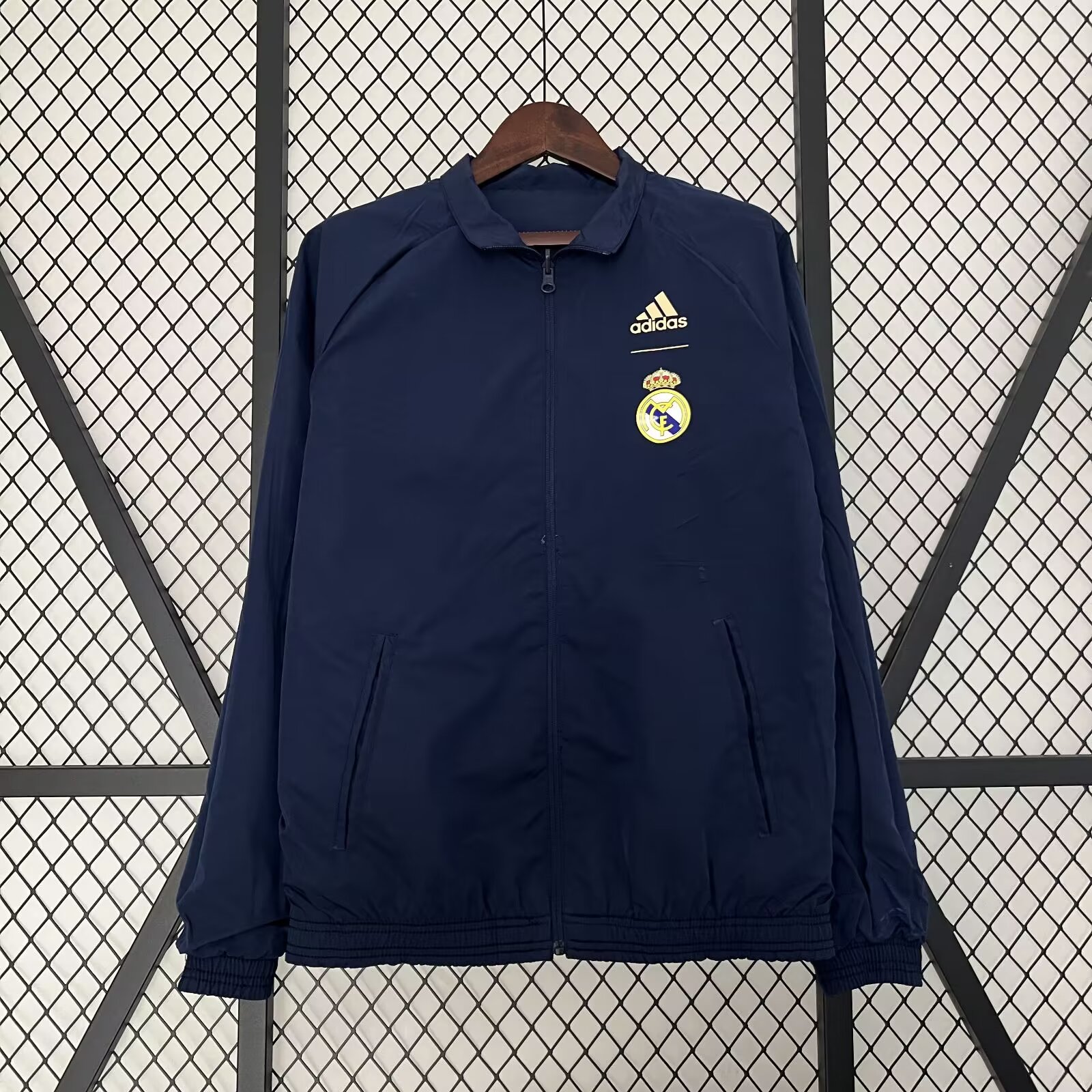 23/24 Real Madrid Windbreaker Jacket two-sided Jacket Thai Quality - leoleo123123